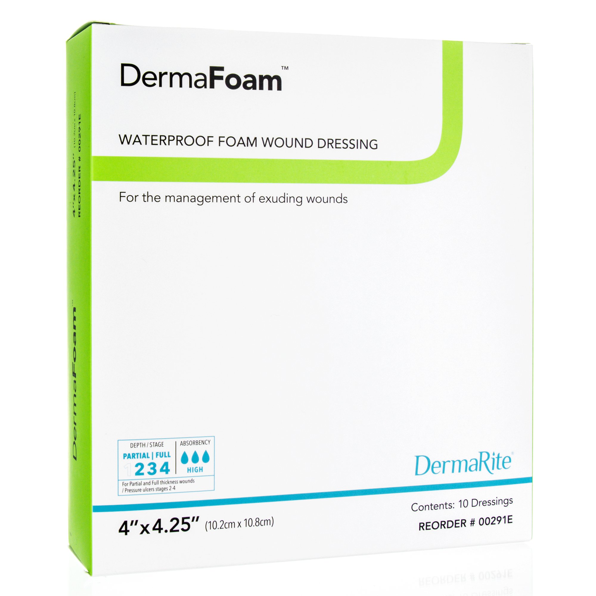 Sion Brands LLC - 00291E DermaFoam® Nonadhesive without Border Foam Dressing