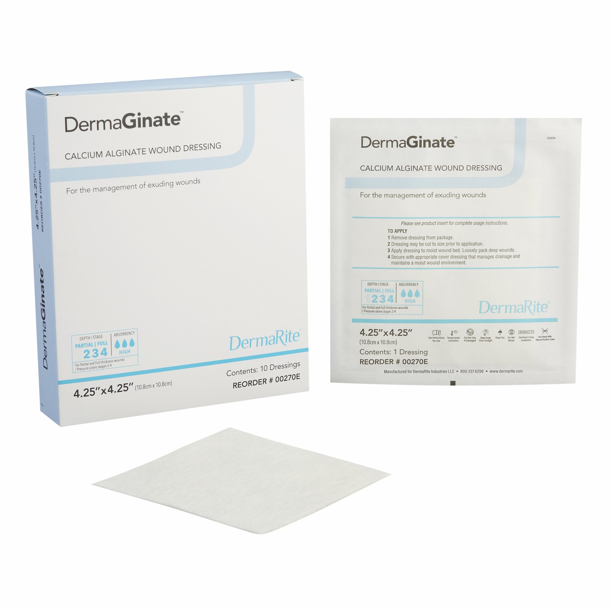 Sion Brands LLC - 00270E DermaGinate® Alginate Dressing
