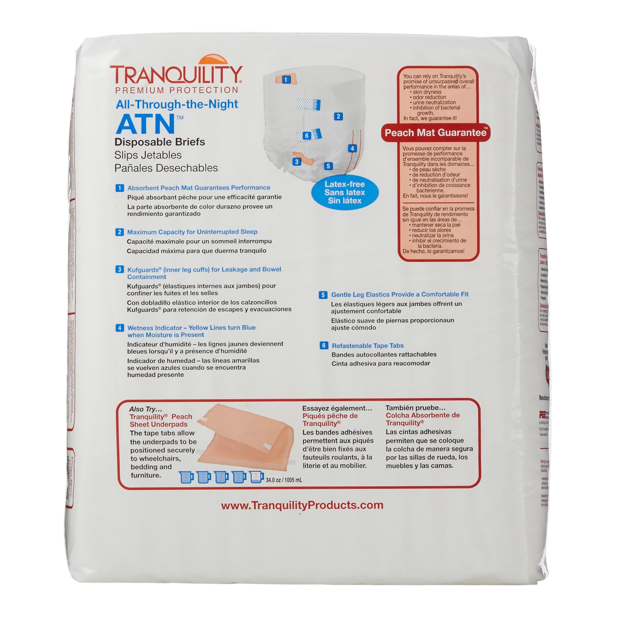 Tranquility ATN Incontinence Brief 2187 by Principle Business Enterprises