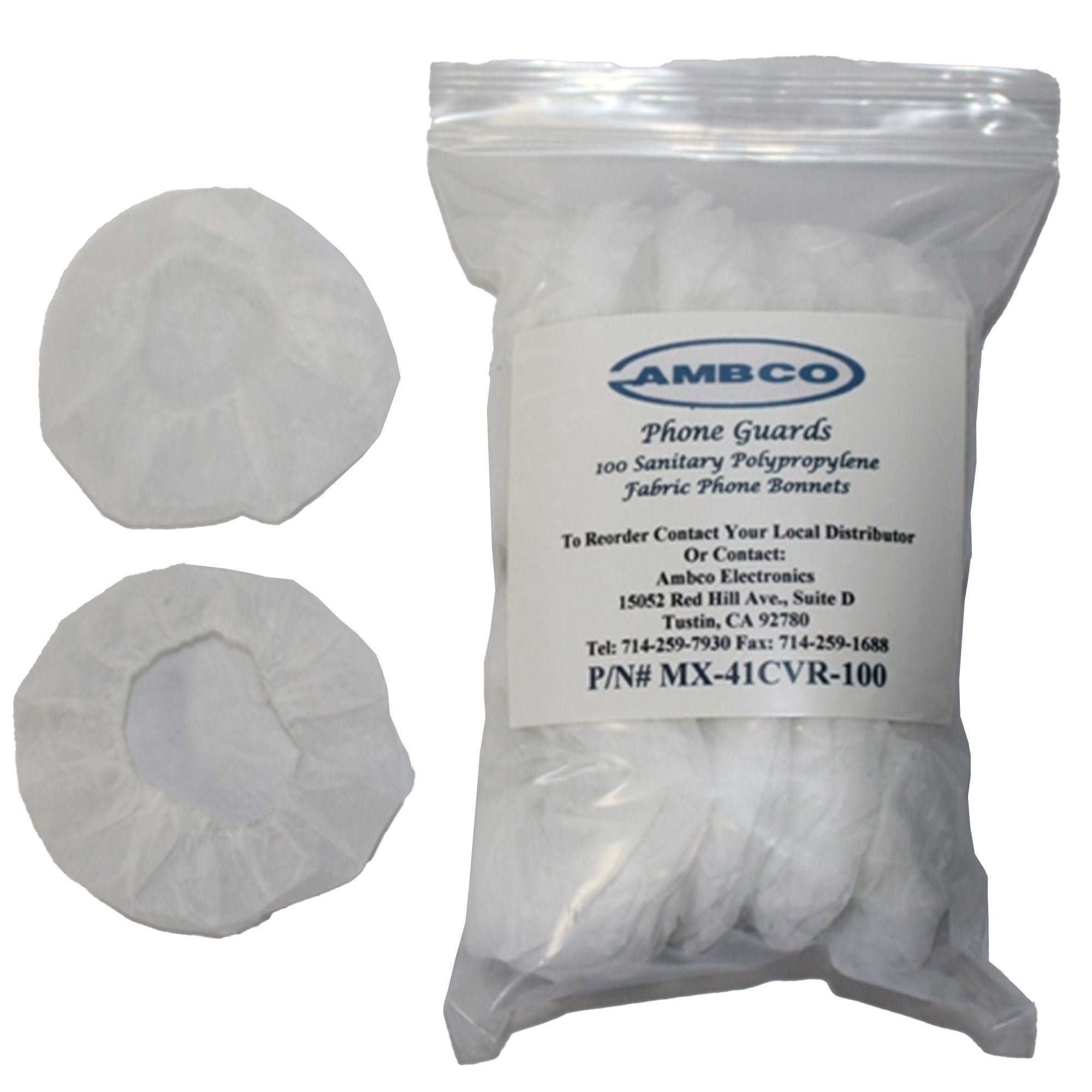 Ambco Electronics - MX-41 CVR100 Ambco Sanitary Headset Cover for use with Maico MX-41/AR Audiometer Headset