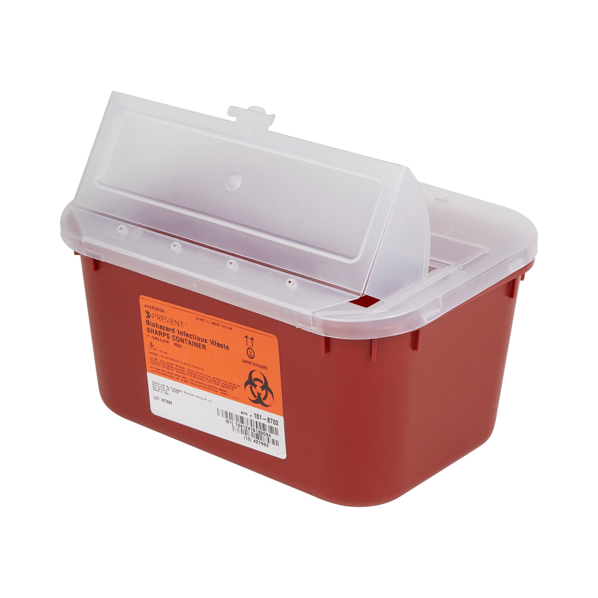 McKesson Brand - 101-8703 McKesson Prevent® Multi-purpose Sharps Container