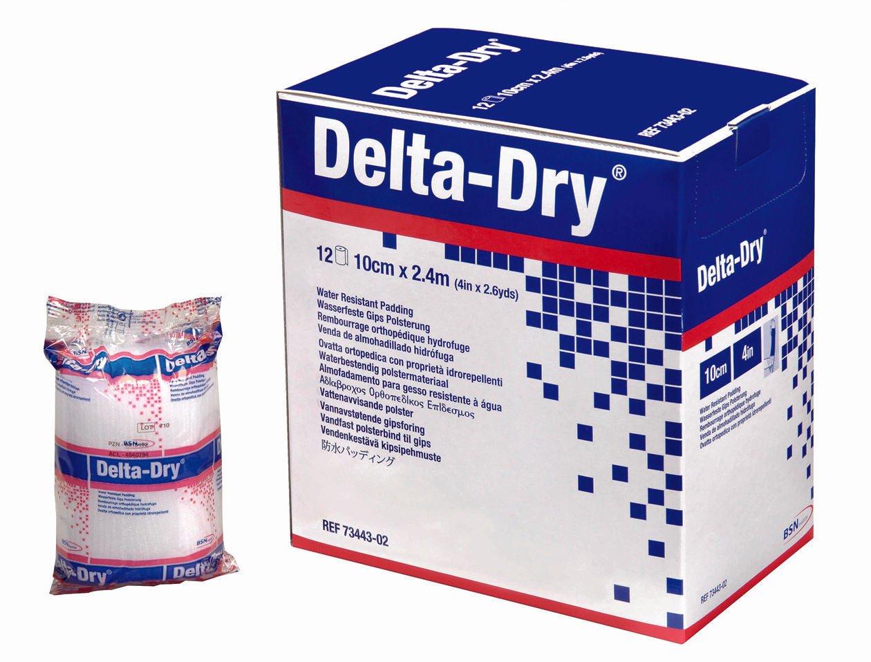 BSN Medical - 7344301 Delta-Dry® White Synthetic Water Resistant Cast Padding