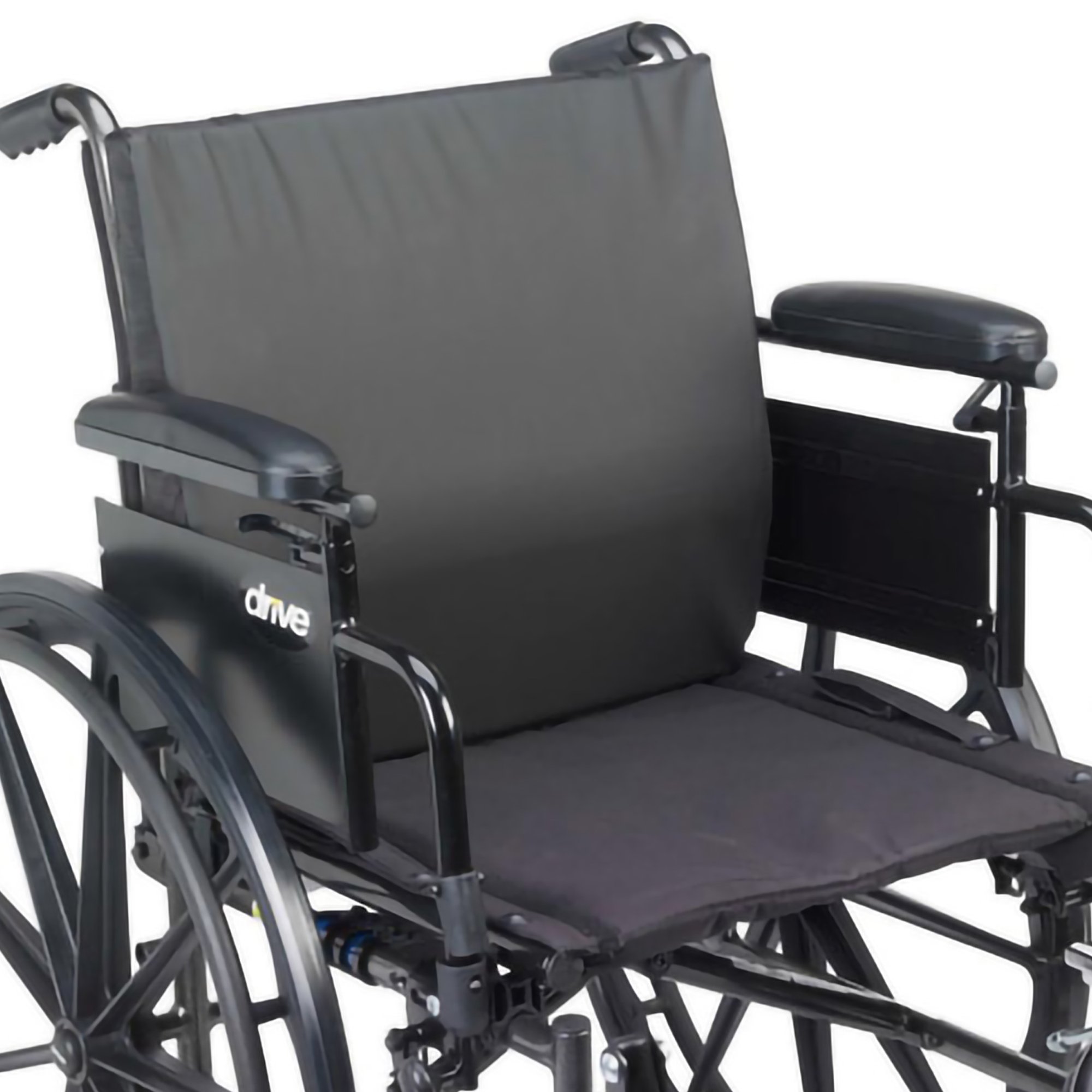 Drive DeVilbiss Healthcare 14889 - drive™ Wheelchair Back Cushion with Lumbar Support, 18 x 17 Inch - 1/Each
