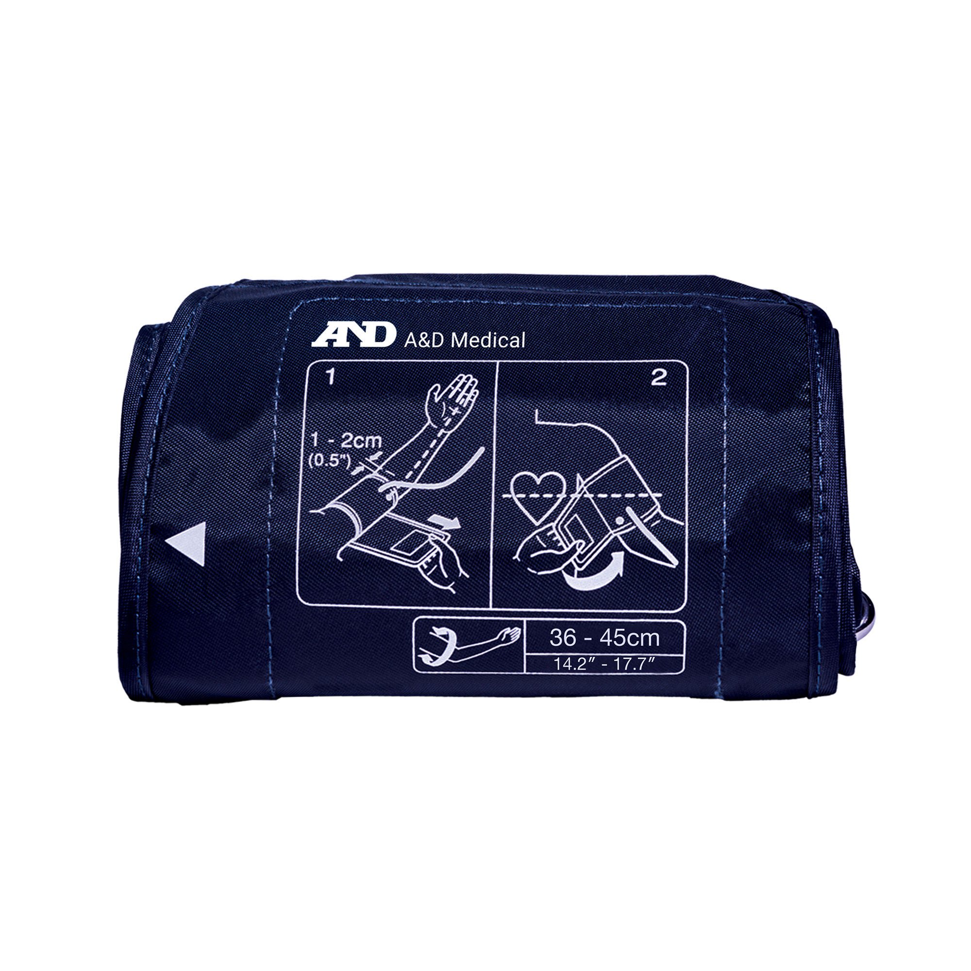 A&D Engineering - UA-281A Reusable Blood Pressure Cuff Accufit® 36 to 45 cm Arm Nylon Cuff Large Cuff