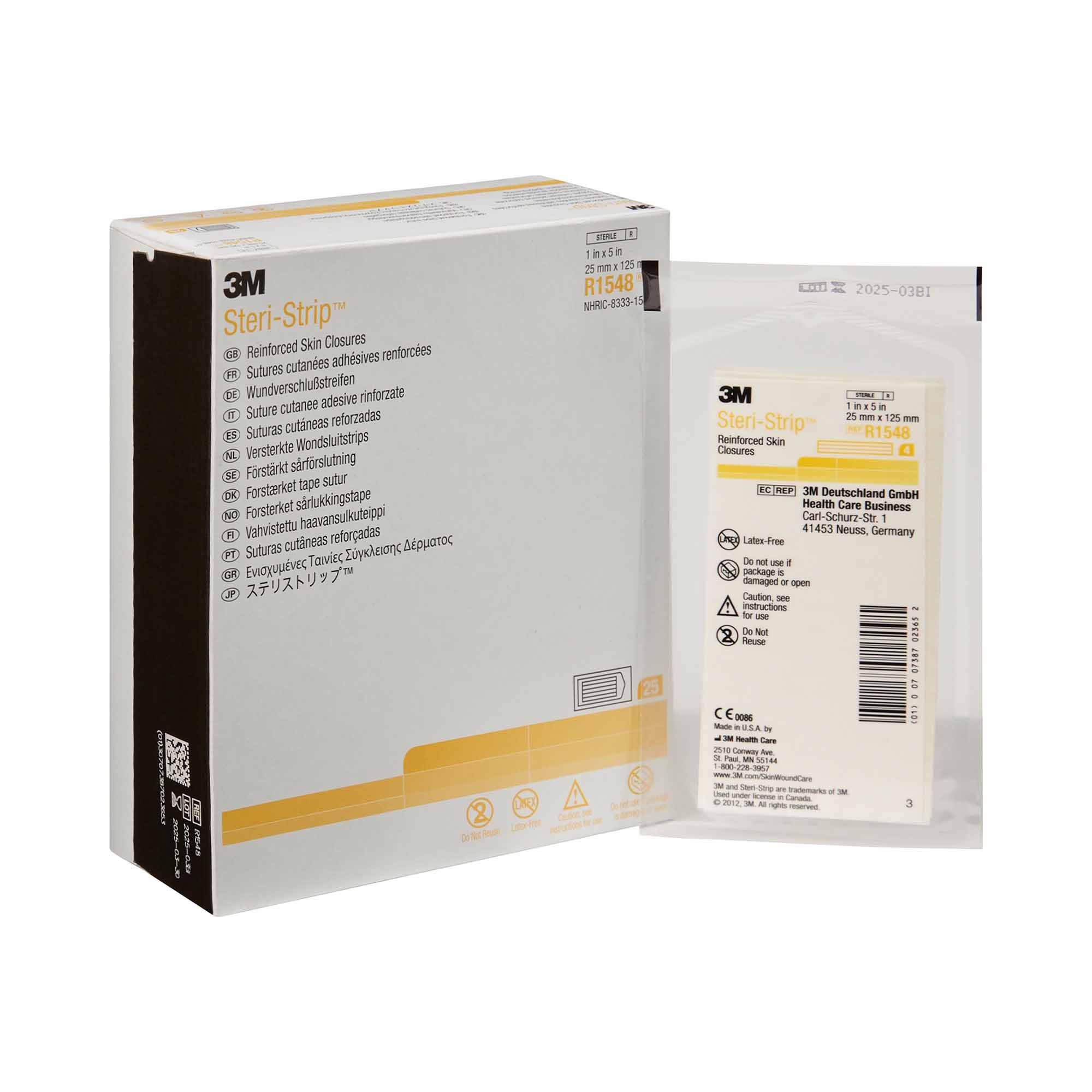 Solventum Corporation - R1548 3M™ Steri-Strip™ Skin Closure Strip