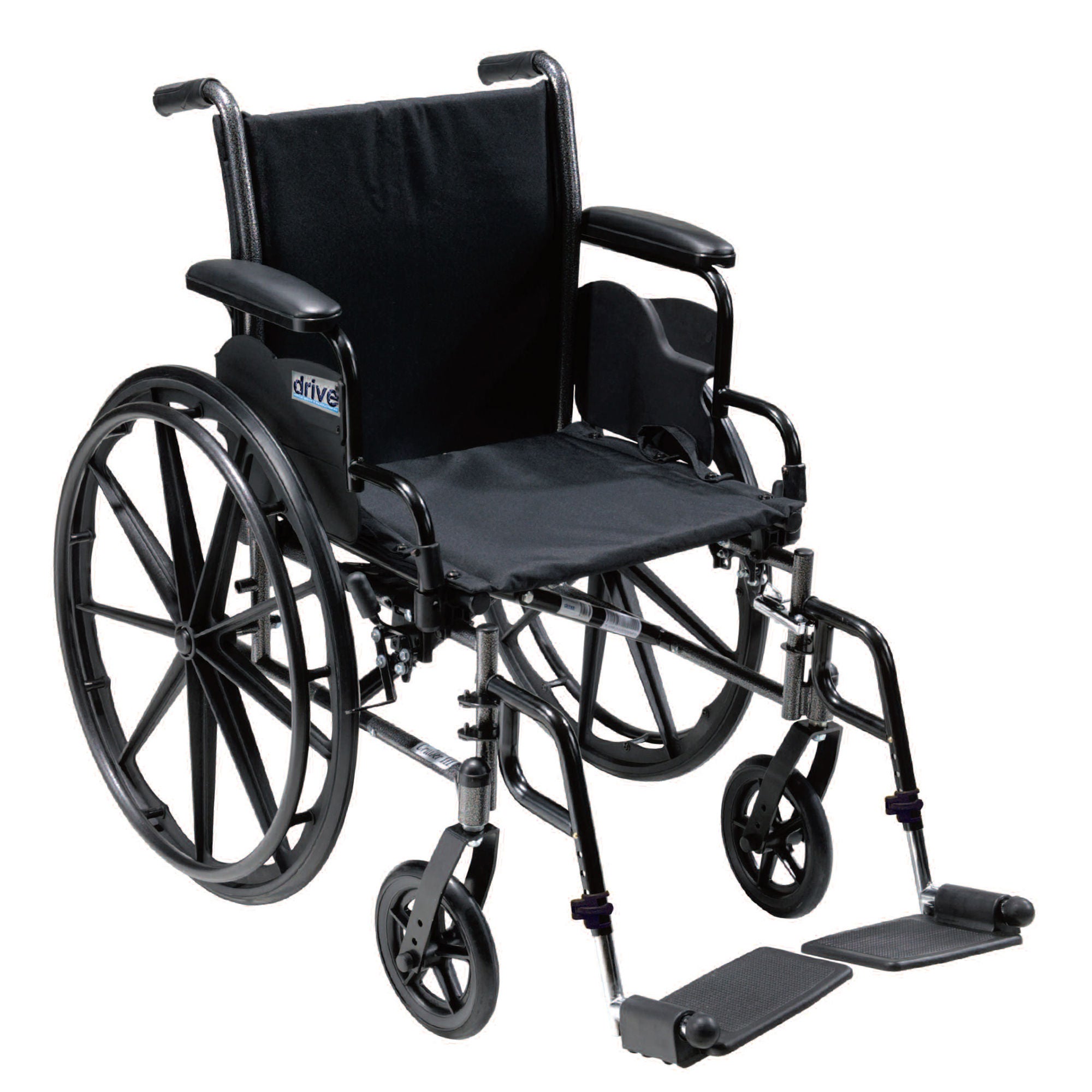 Drive DeVilbiss Healthcare - K318DFA-SF drive™ Cruiser III Lightweight Wheelchair, 18-inch Seat Width