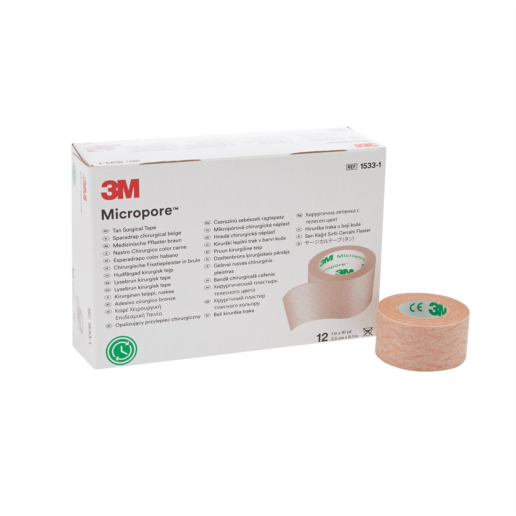 Solventum Corporation - 1533-1 3M™ Micropore™ Paper Medical Tape
