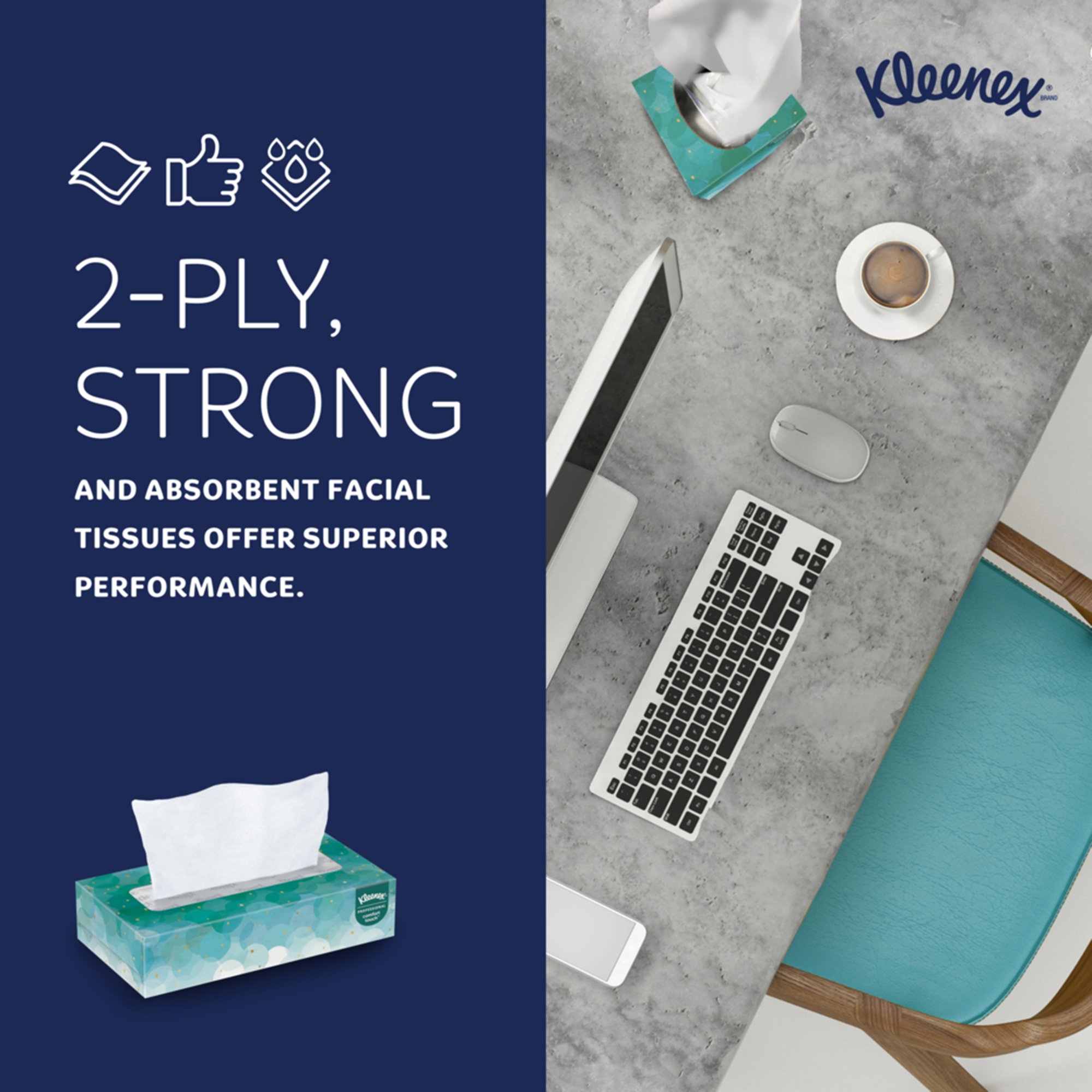 Kleenex Facial Tissue 21400 by Kimberly Clark
