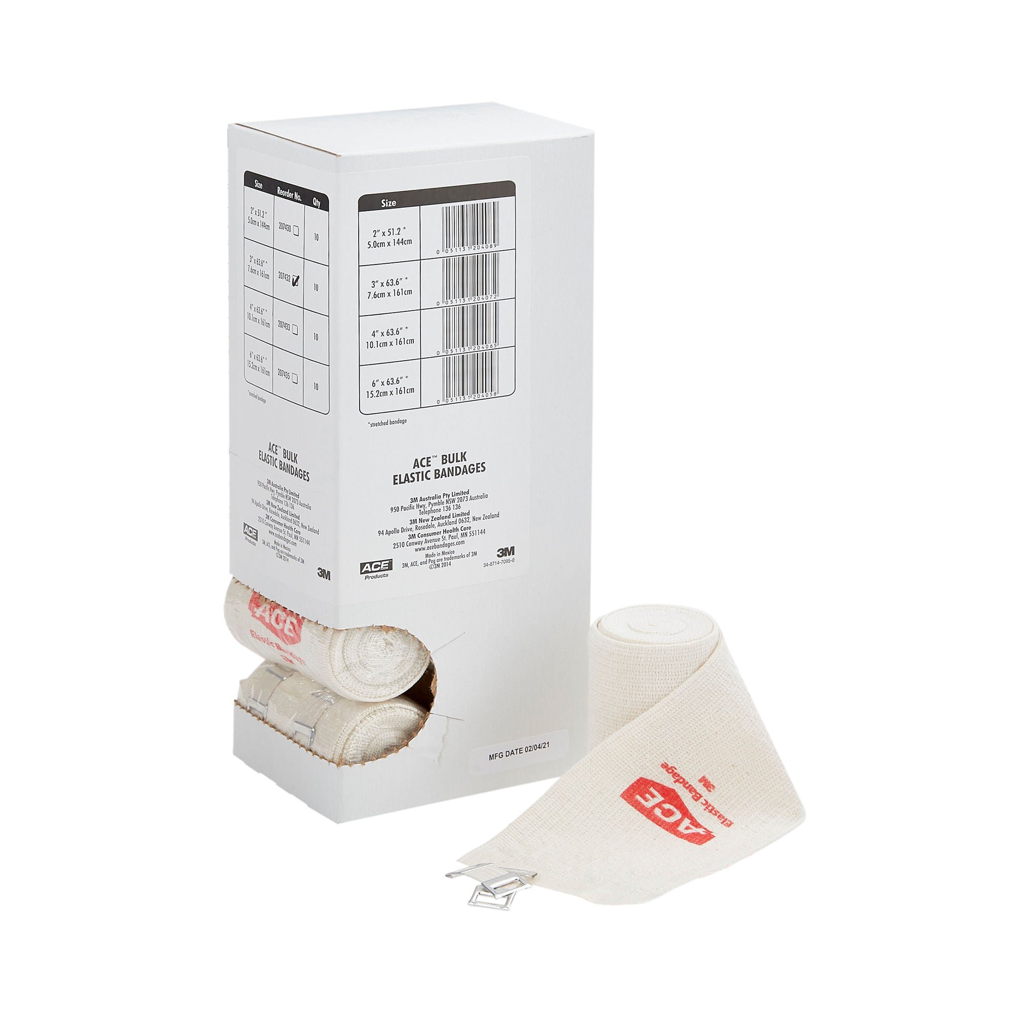3M Company - 207432 3M™ Ace™ Clip Detached Closure Elastic Bandage