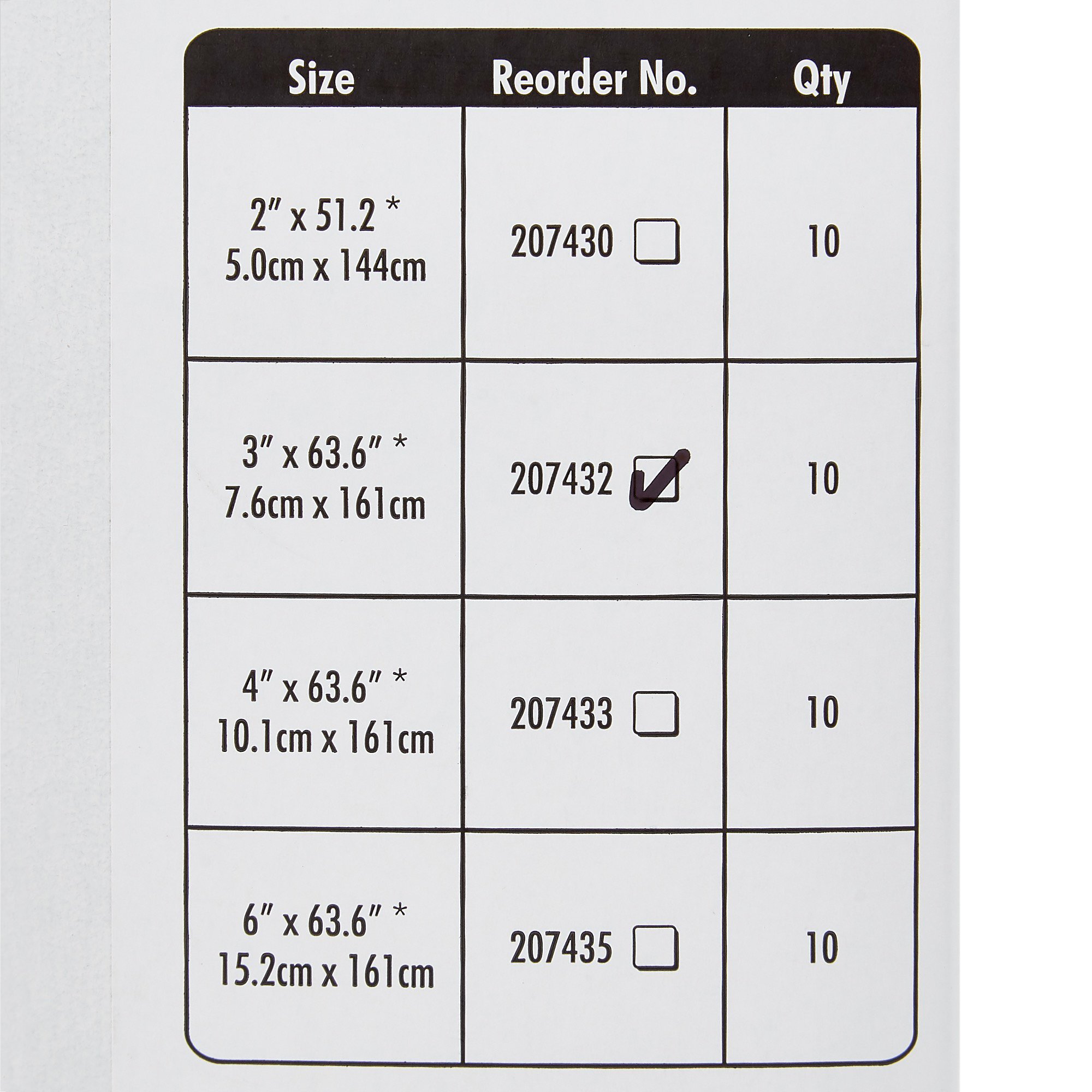 3M Company 207432 - 3M™ Ace™ Clip Detached Closure Elastic Bandage, 3 Inch x 5 Yard - 1/Each, 10/Box, 50/Case