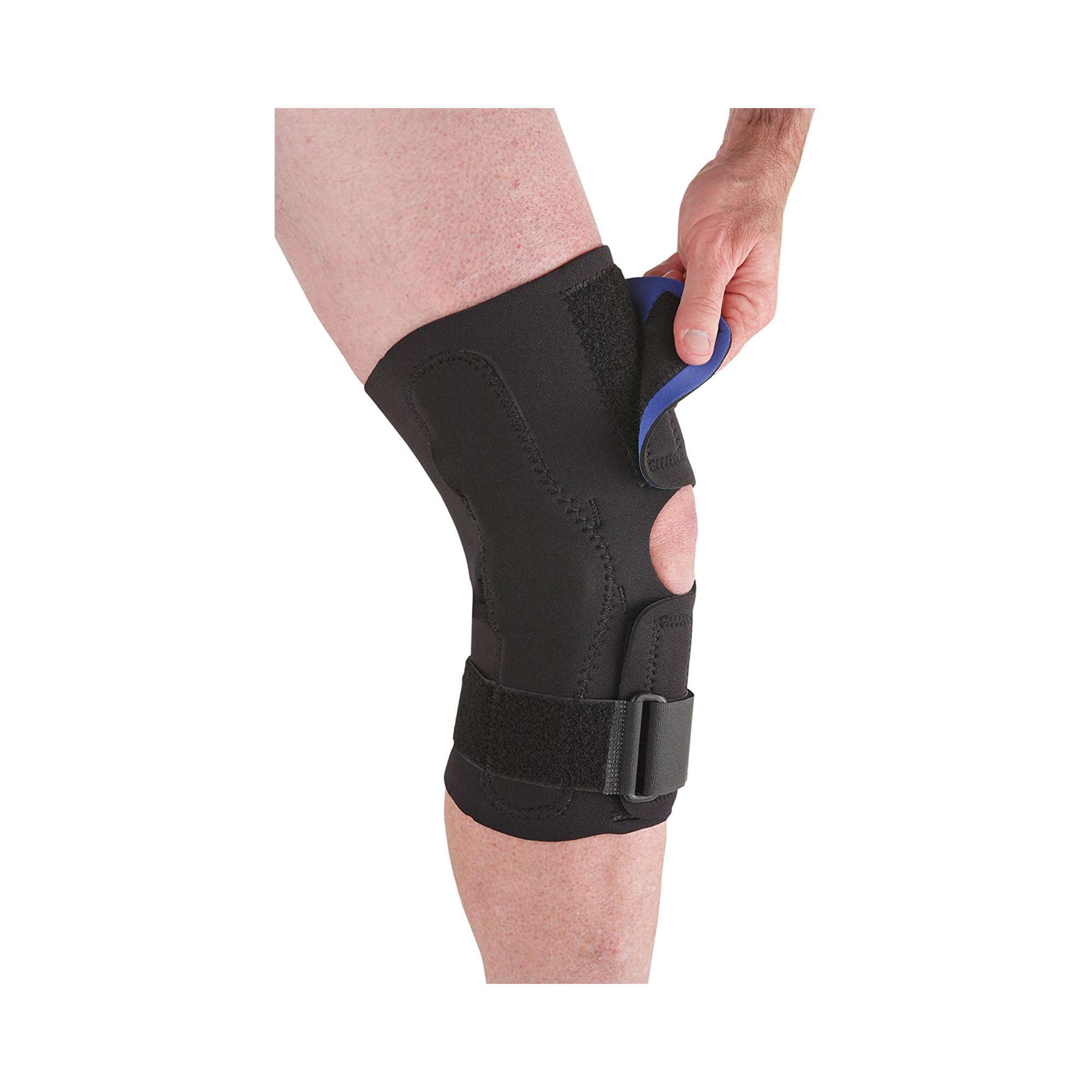 Ossur 212008 - Ossur Wraparound / Open Patella Hinged Knee Support, Extra Large - 1/Each