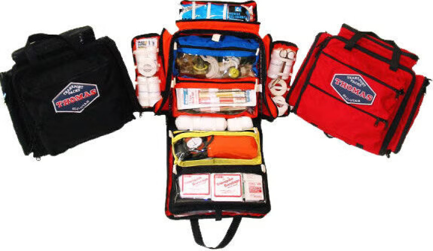 Thomas Transport Packs-EMS - TT896 Backpack Trauma Bag Red 11 X 12 X 5 Inch