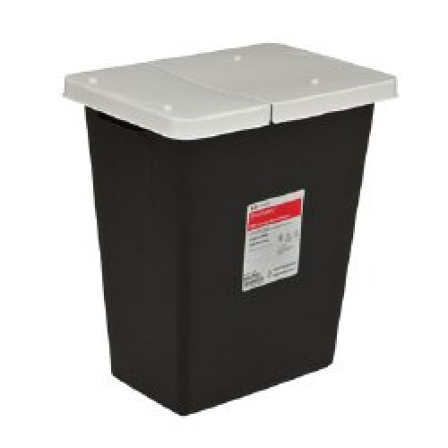 Cardinal 8617RC - SharpSafety™ RCRA Waste Container, 18 Gallon, 18.25 x 26 x 12.75 Inch - 1/Each, 5/Case