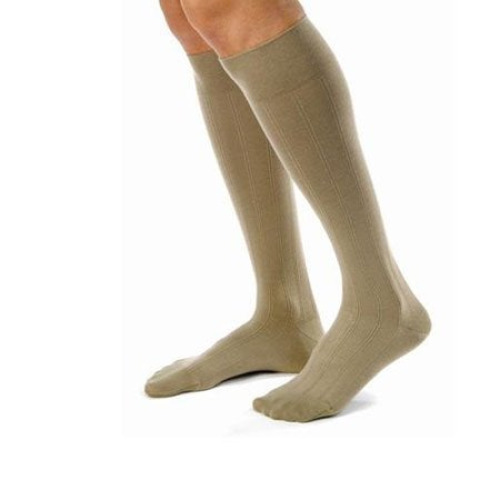 BSN Medical - 115101 Compression Stocking Jobst® for Men Knee High Medium Khaki Closed Toe