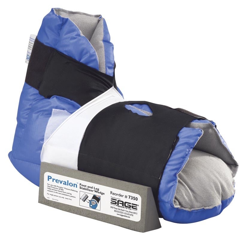 Sage Products - 7350 Foot / Leg Stabilizer Wedge Prevalon® Foam, Gray