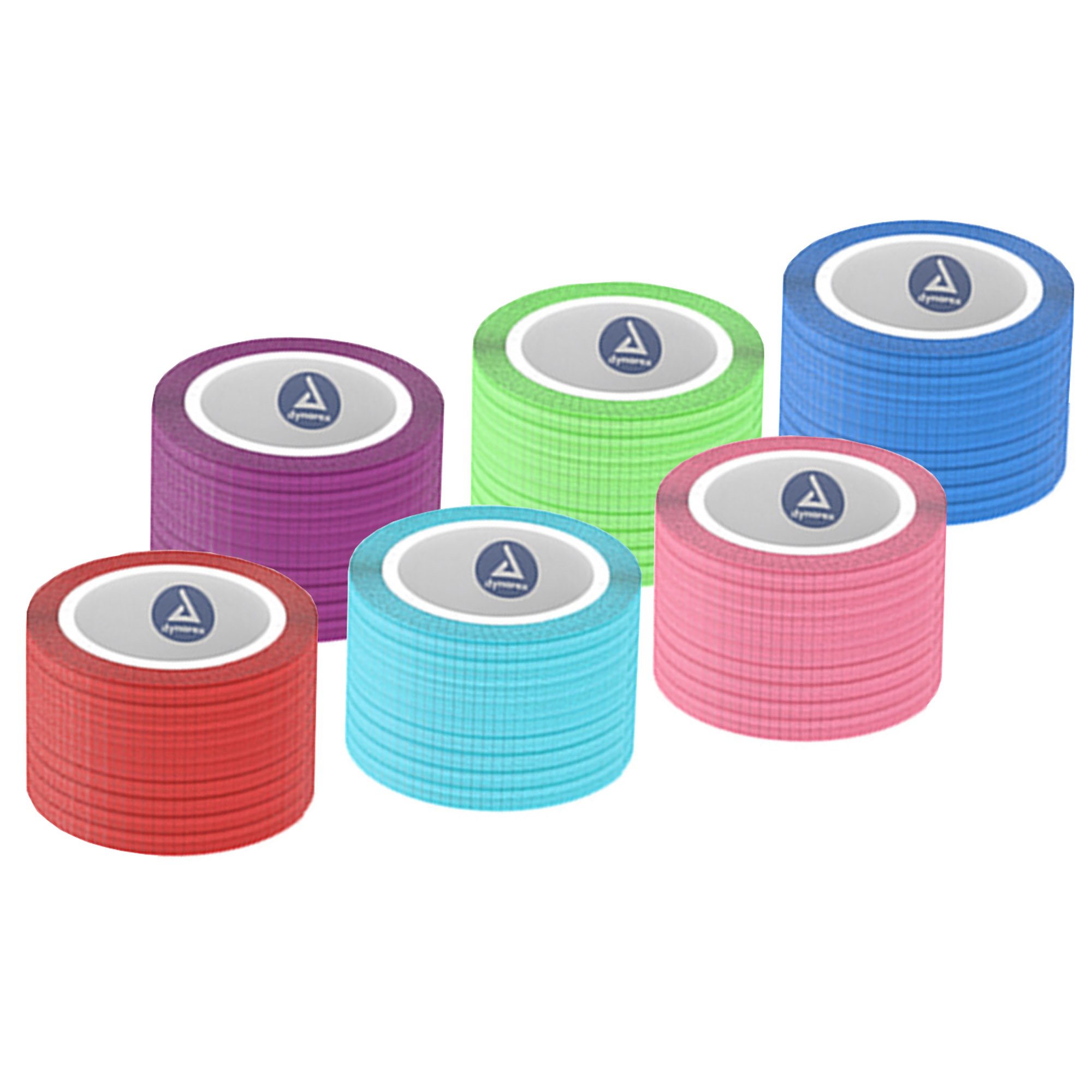 Dynarex 3181 - Sensi-Wrap Self-adherent Closure Cohesive Bandage, 1 Inch x 5 Yard - 1/Roll, 30/Case