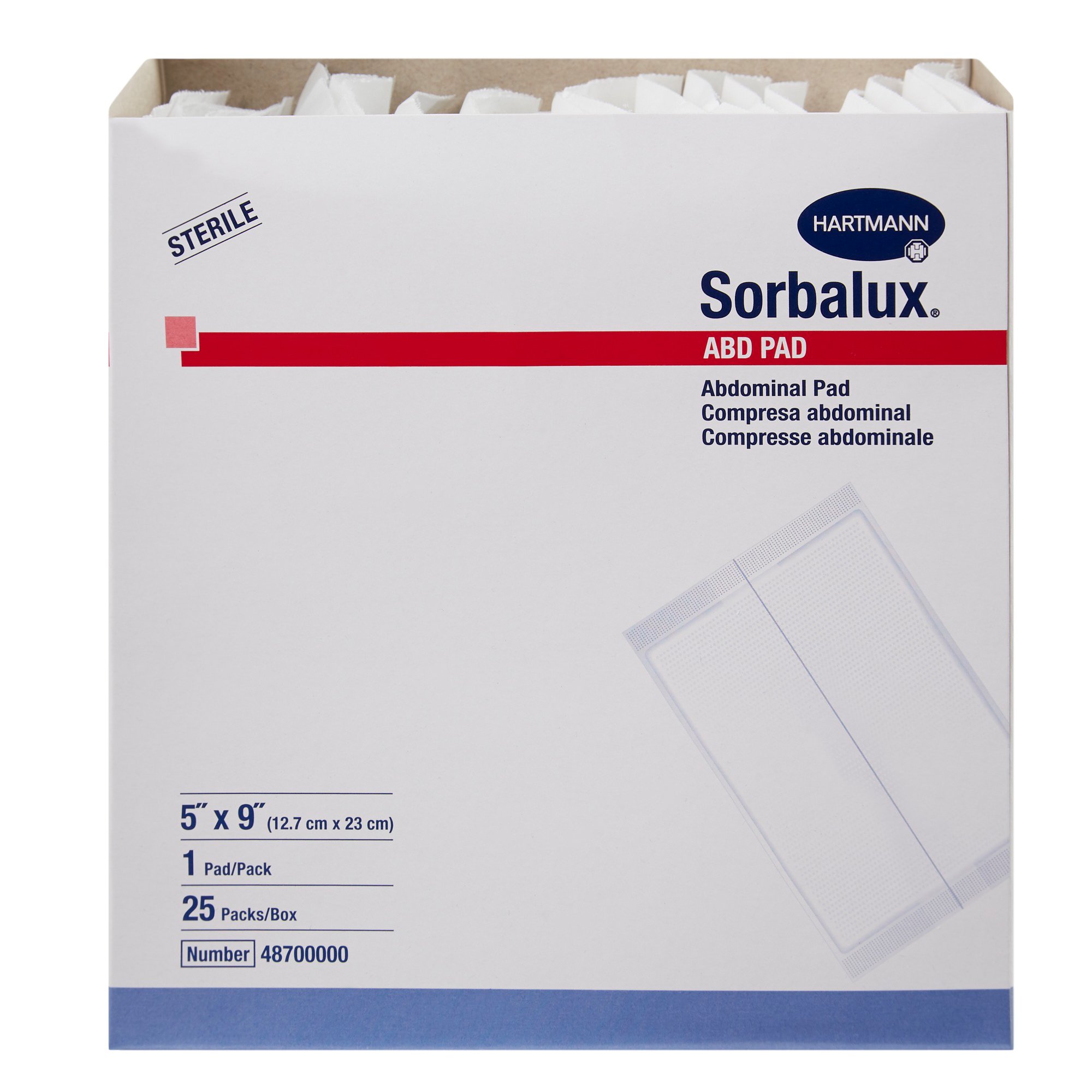 Hartmann - 48700000 Sorbalux® ABD Sterile Abdominal Pad