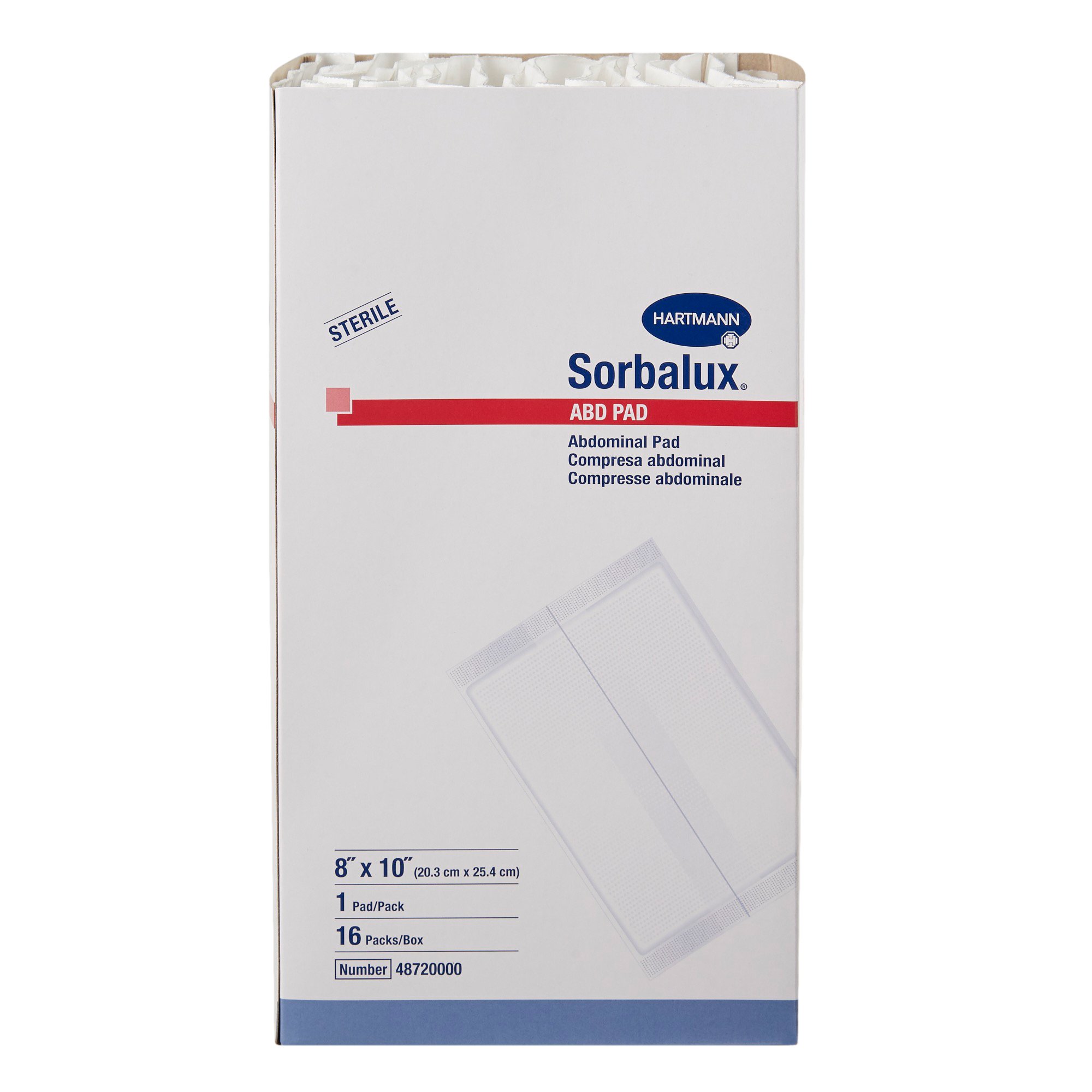 Hartmann - 48720000 Sorbalux® ABD Sterile Abdominal Pad