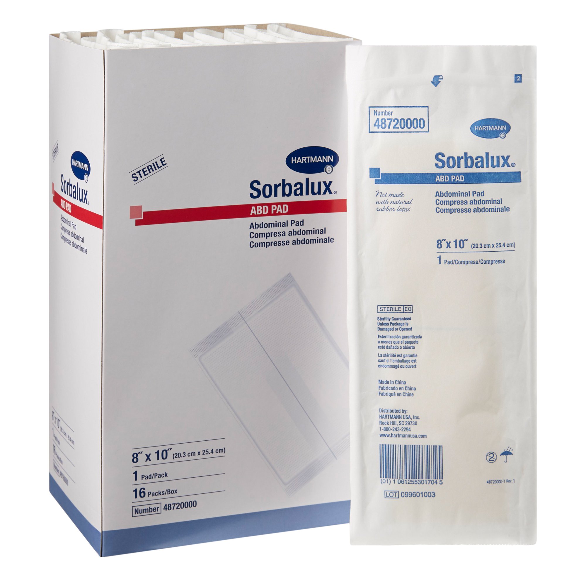 Hartmann - 48720000 Sorbalux® ABD Sterile Abdominal Pad