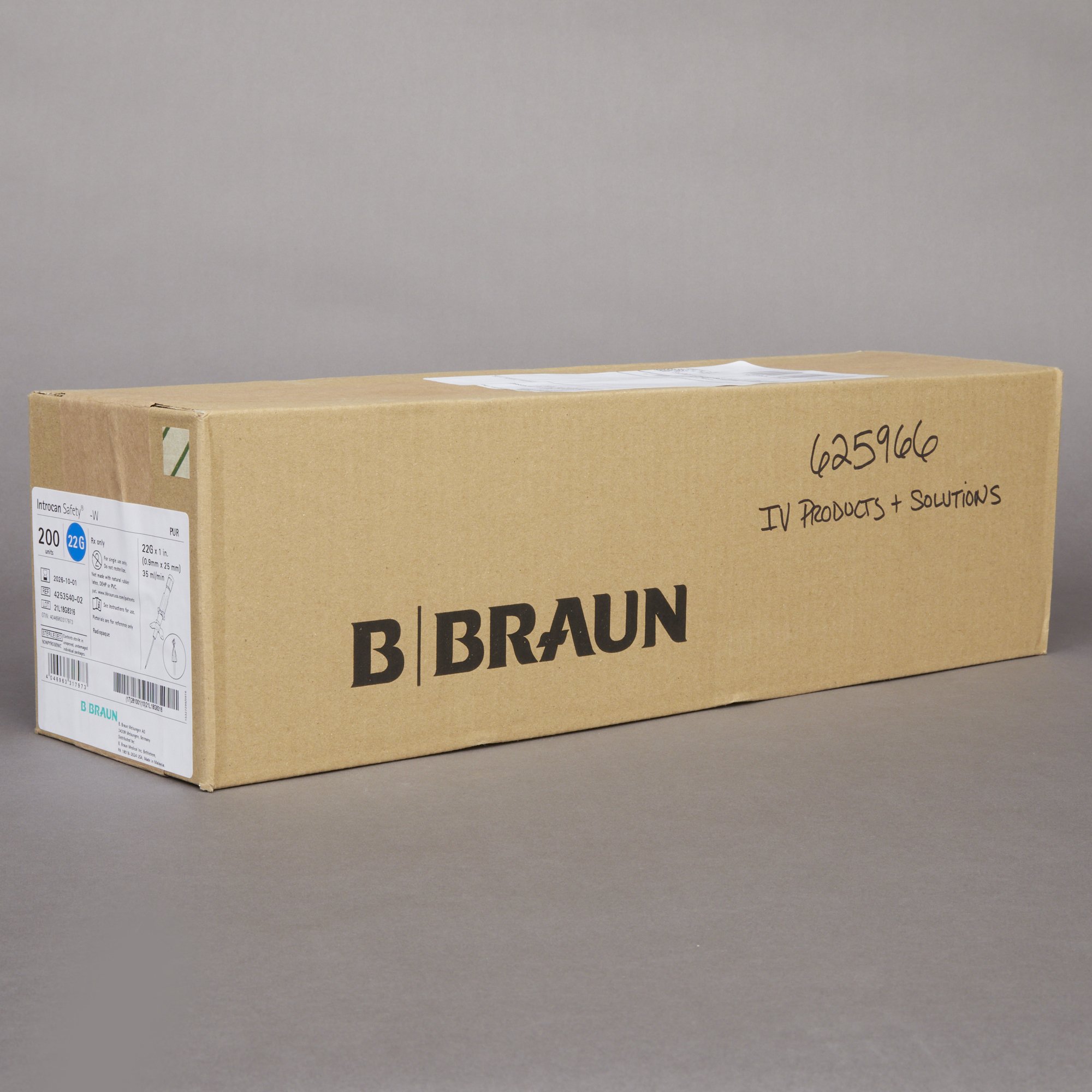 B. Braun - 4253540-02 Introcan Safety® Peripheral IV Catheter