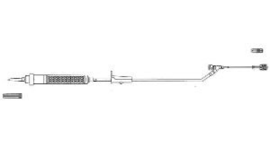 Codan US Corp - B801 Primary IV Administration Set Codan Gravity 1 Port 20 Drops / mL Drip Rate 200 Micron Filter 70 Inch Tubing Blood