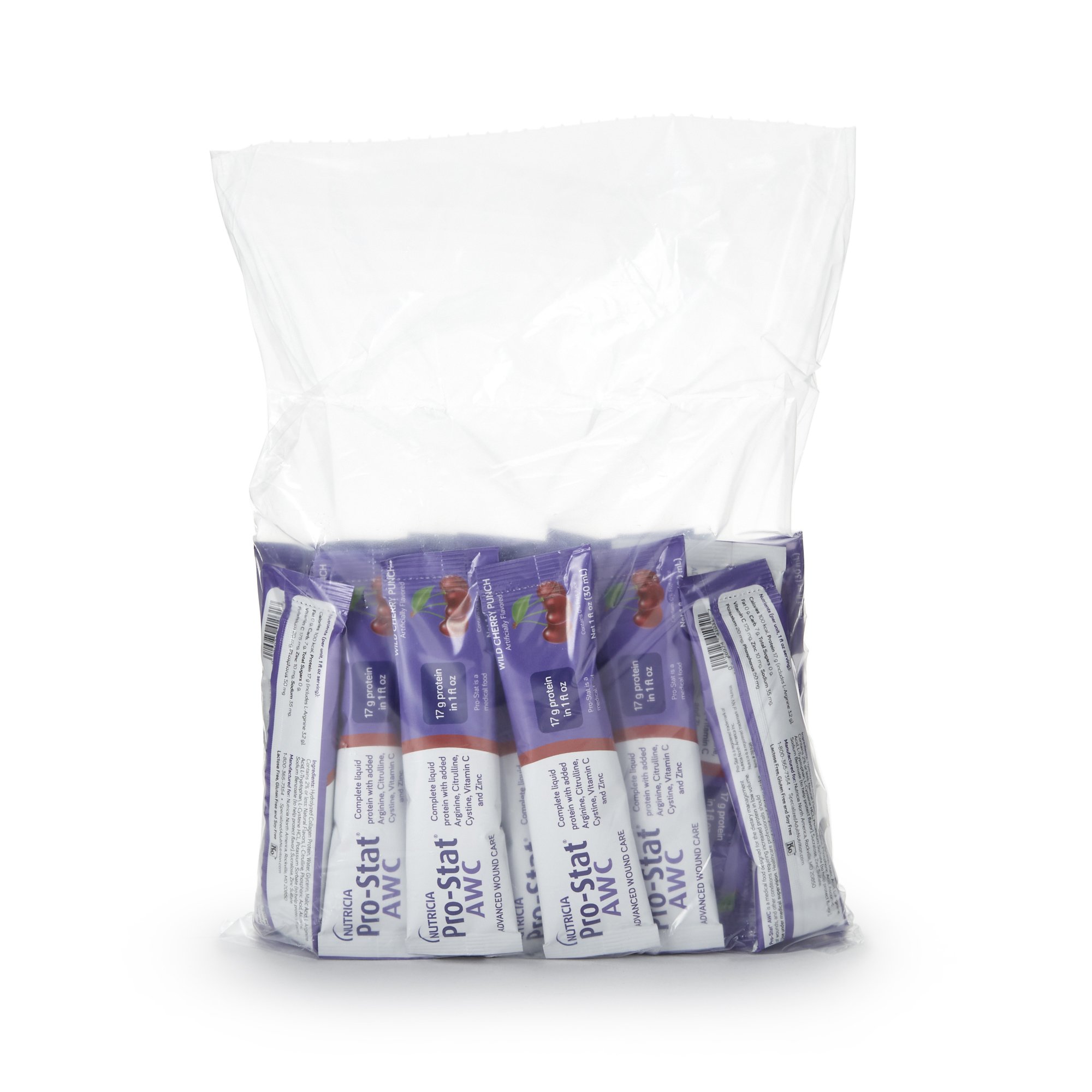 Nutricia North America - 78398 Pro-Stat® AWC Wild Cherry Punch Complete Liquid Protein