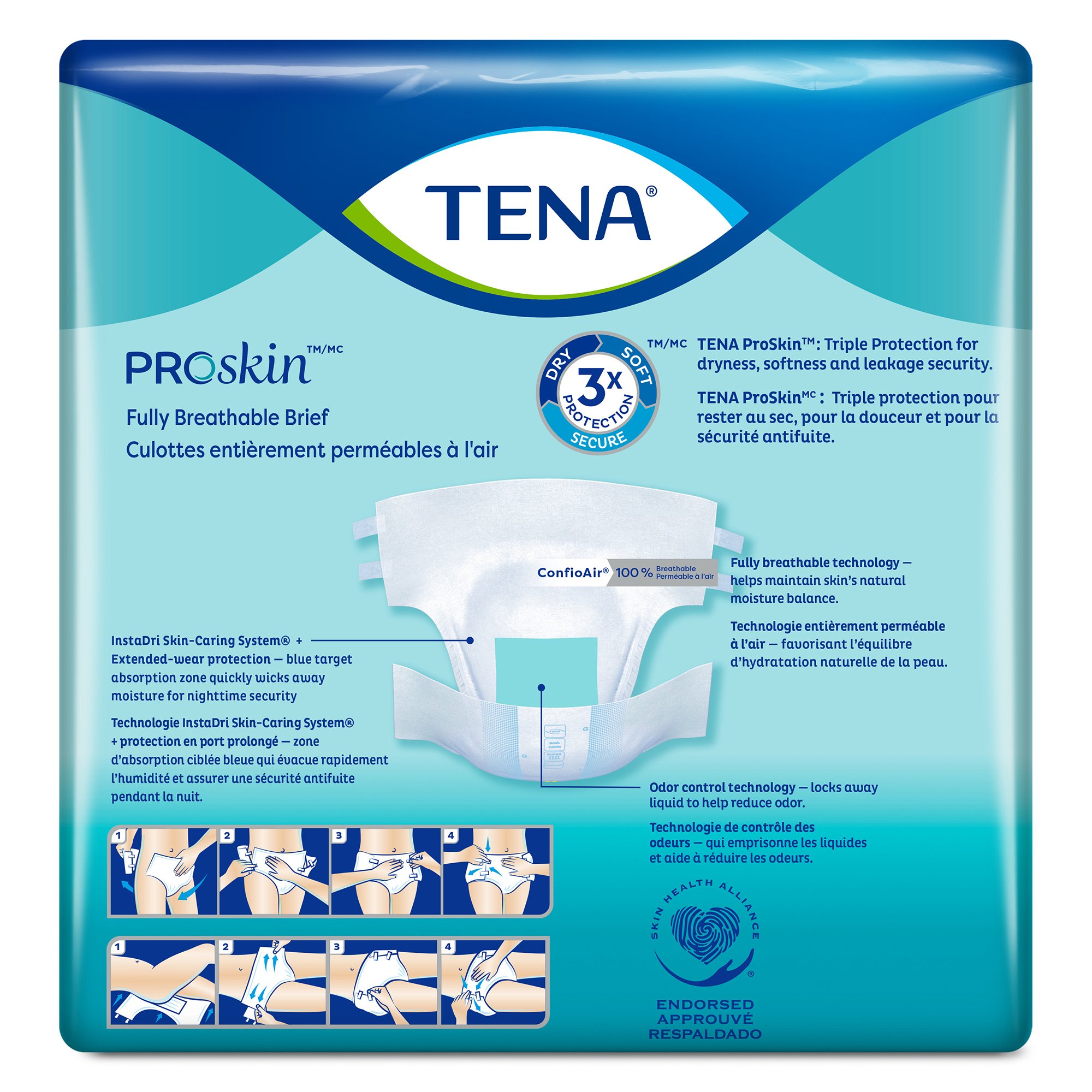 Essity HMS North America Inc - 68010 Tena® ProSkin™ Ultra Incontinence Brief