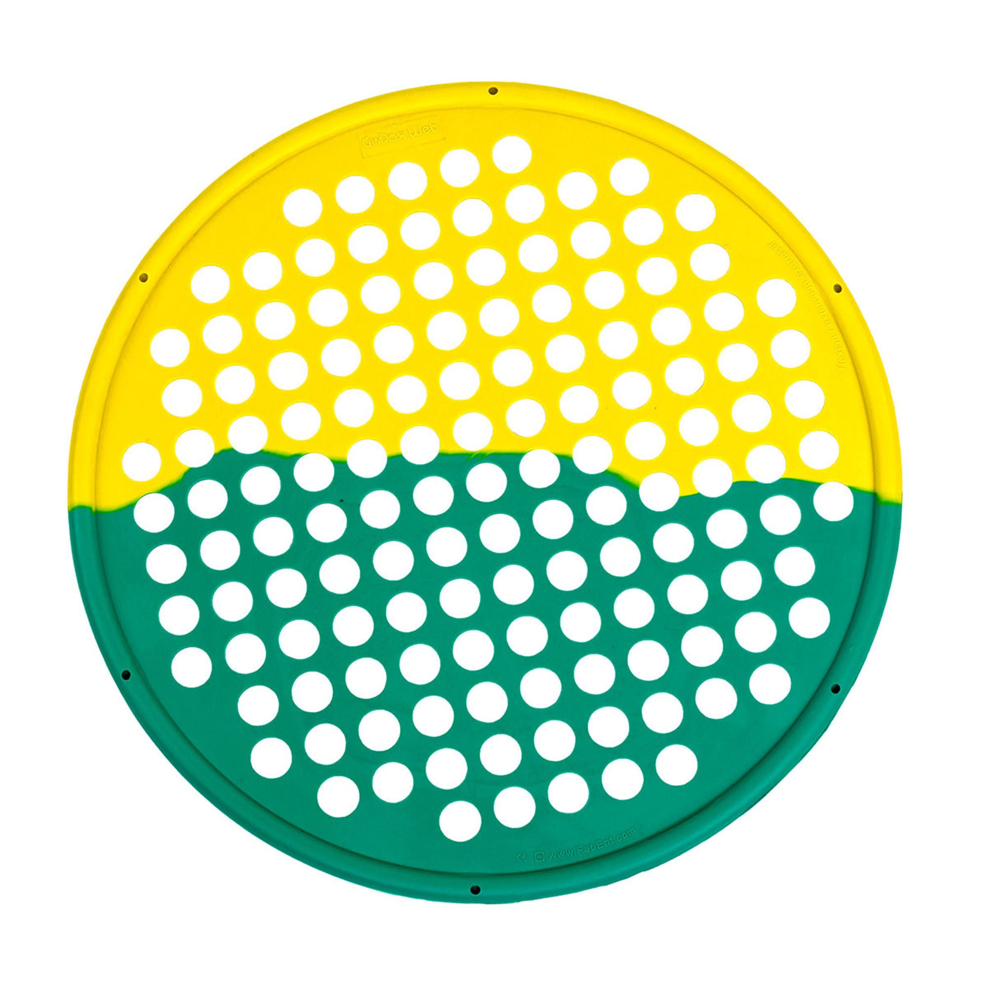 Fabrication Enterprises - 10-0857 Hand Exerciser CanDo® Power-Web® Combo Junior Yellow / Green Light / Heavy