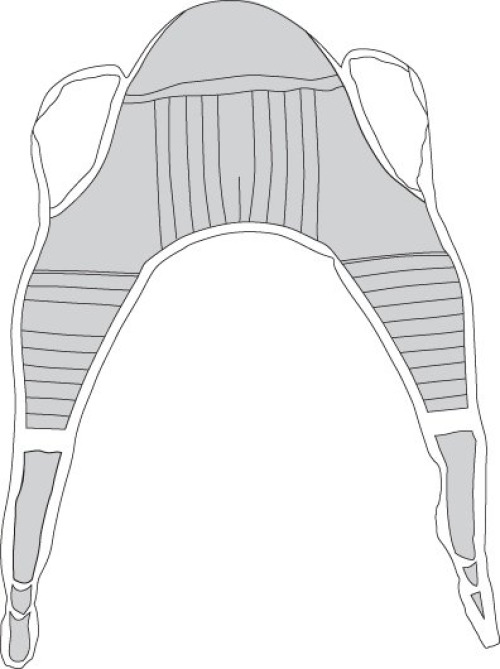 Drive DeVilbiss Healthcare - 13220S drive™ Seat U Sling with Head Support