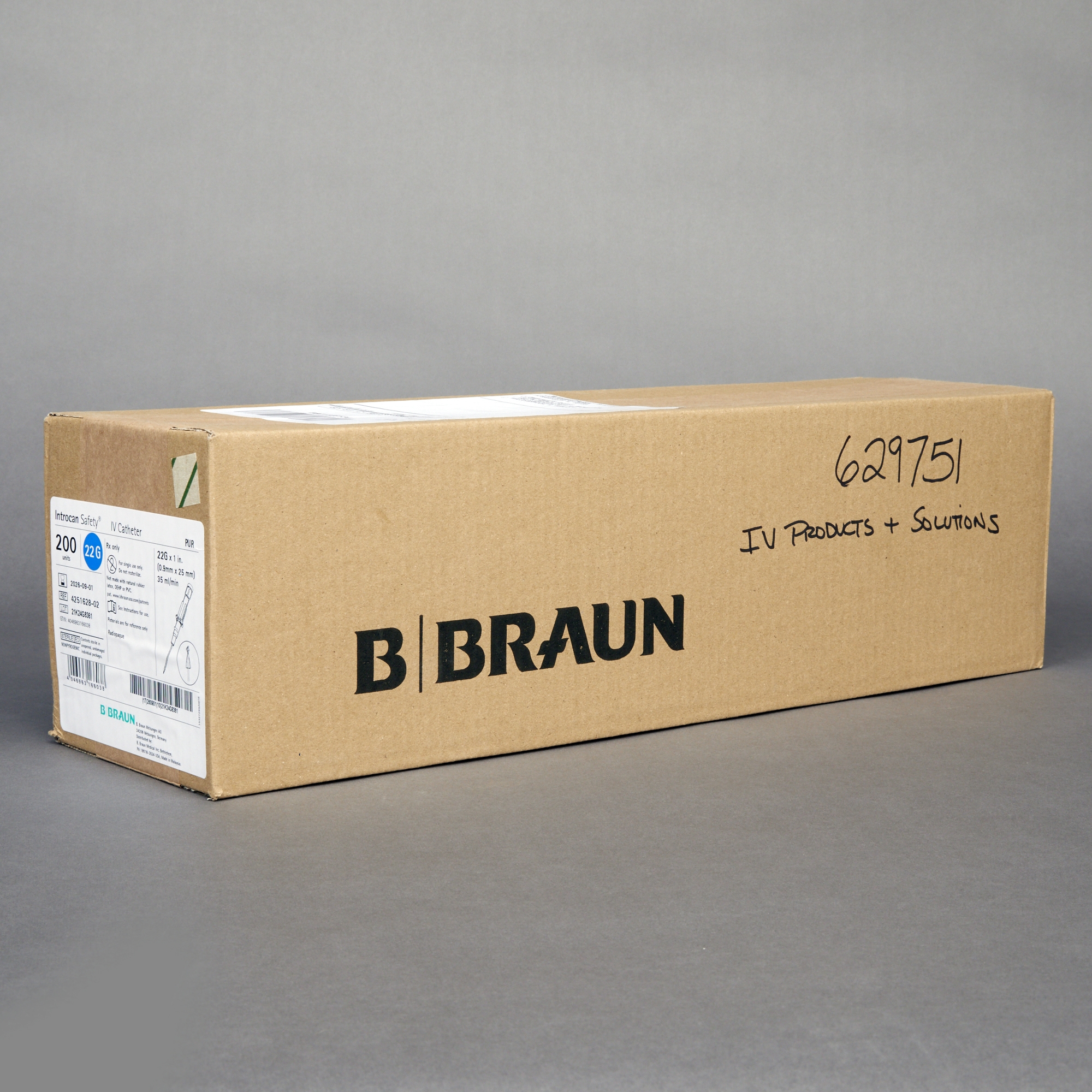 B. Braun - 4251628-02 Introcan Safety® Peripheral IV Catheter
