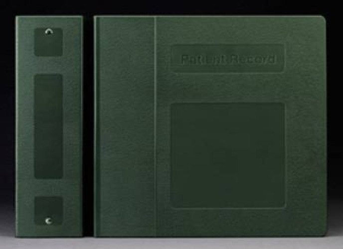 First Healthcare Products - M10360R3 Binder First Healthcare 3 Ring Navy Blue 300 Sheets Side Opening