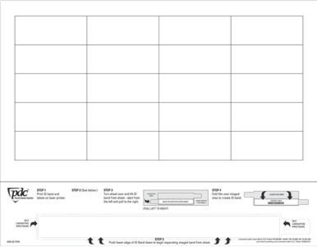 PDC Healthcare - 9200-00-PDR Identification Wristband with Extender DataMate®
