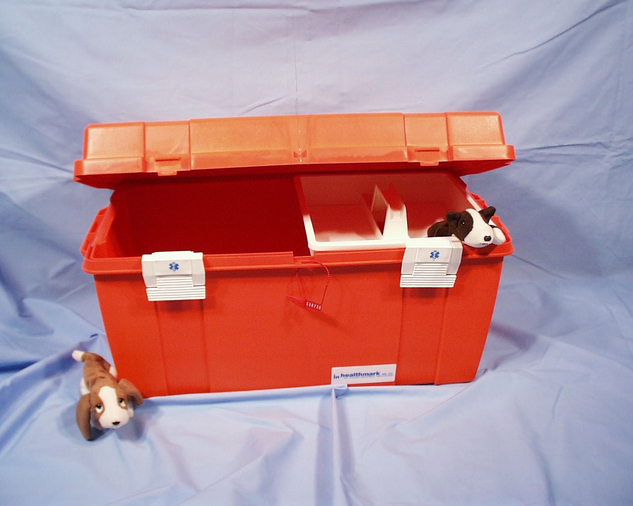 Healthmark Industries - 2710-2 OR Medical Box Orange 14 X 13-3/4 X 27-1/2 Inch