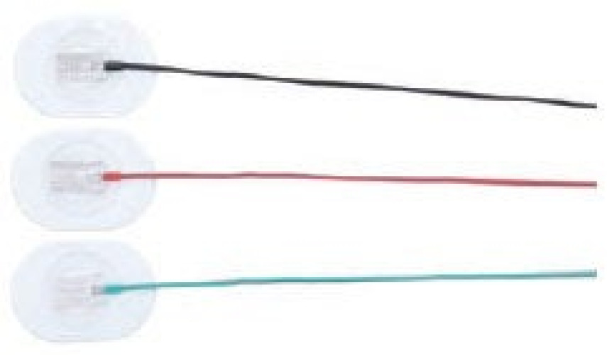 Natus Medical - 019-434700 Transparent 3 Adhesive Electrode Set with Leadwire Nicolet® 31 Inch Length 3-Disc Disposable