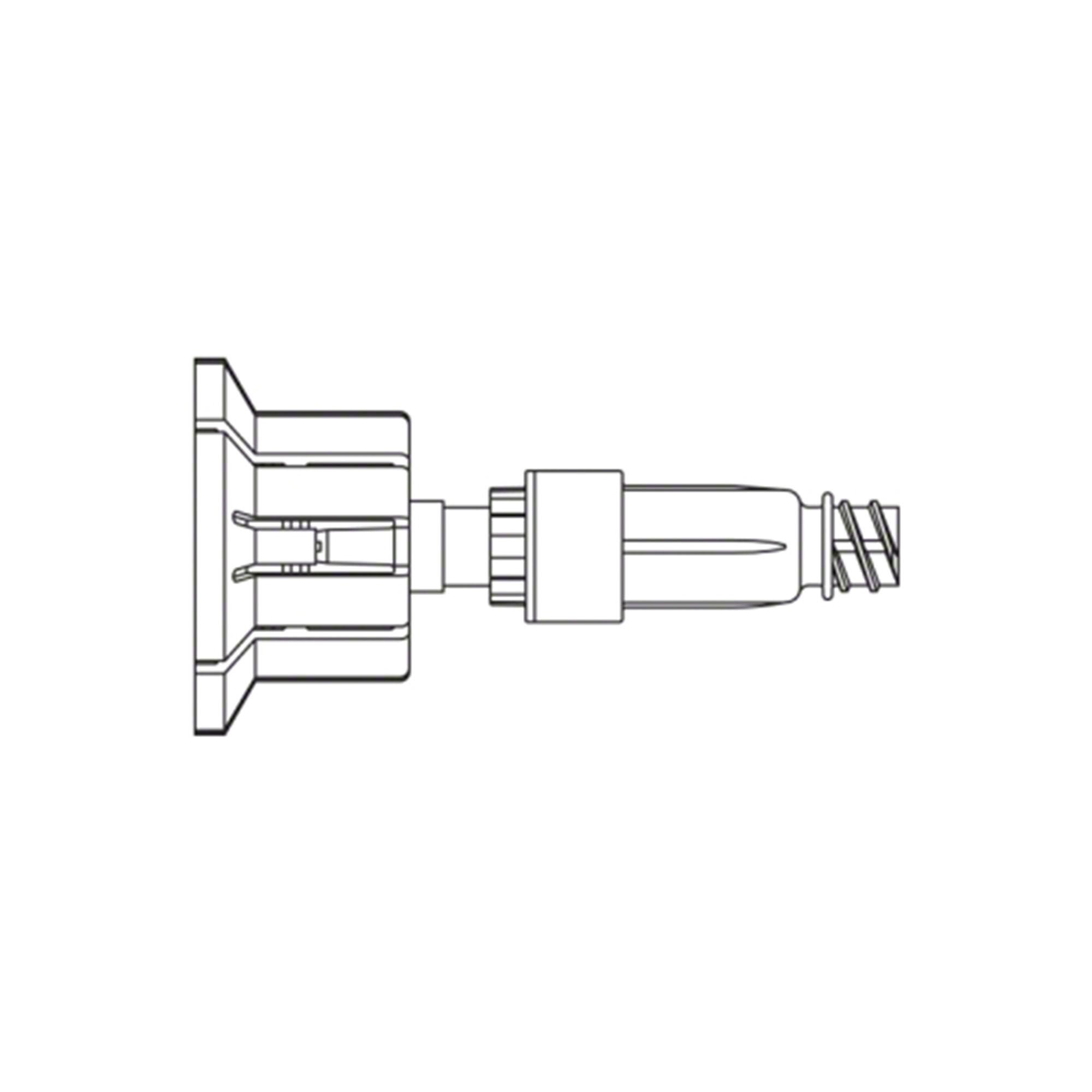 B. Braun - 412720 UltraSite® Vial Access Spike for use with 17mm and 20mm Rubber Stopper Vials