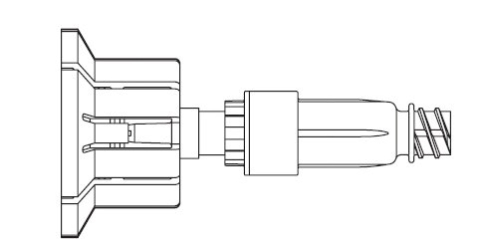 B. Braun 412720 - UltraSite® Vial Access Spike for use with 17mm and 20mm Rubber Stopper Vials - 50/Case