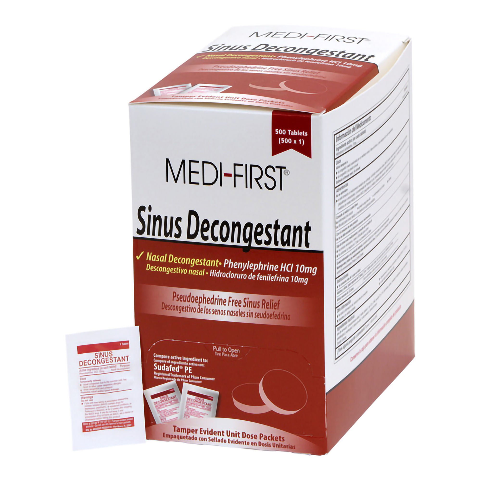 Medique Products - 80913 Medi-First® Phenylephrine Sinus Relief
