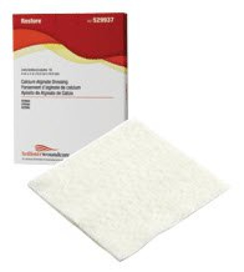 Hollister 529967 - Restore™ Silver Calcium Alginate Dressing, 2 x 2 Inch - 10/Box