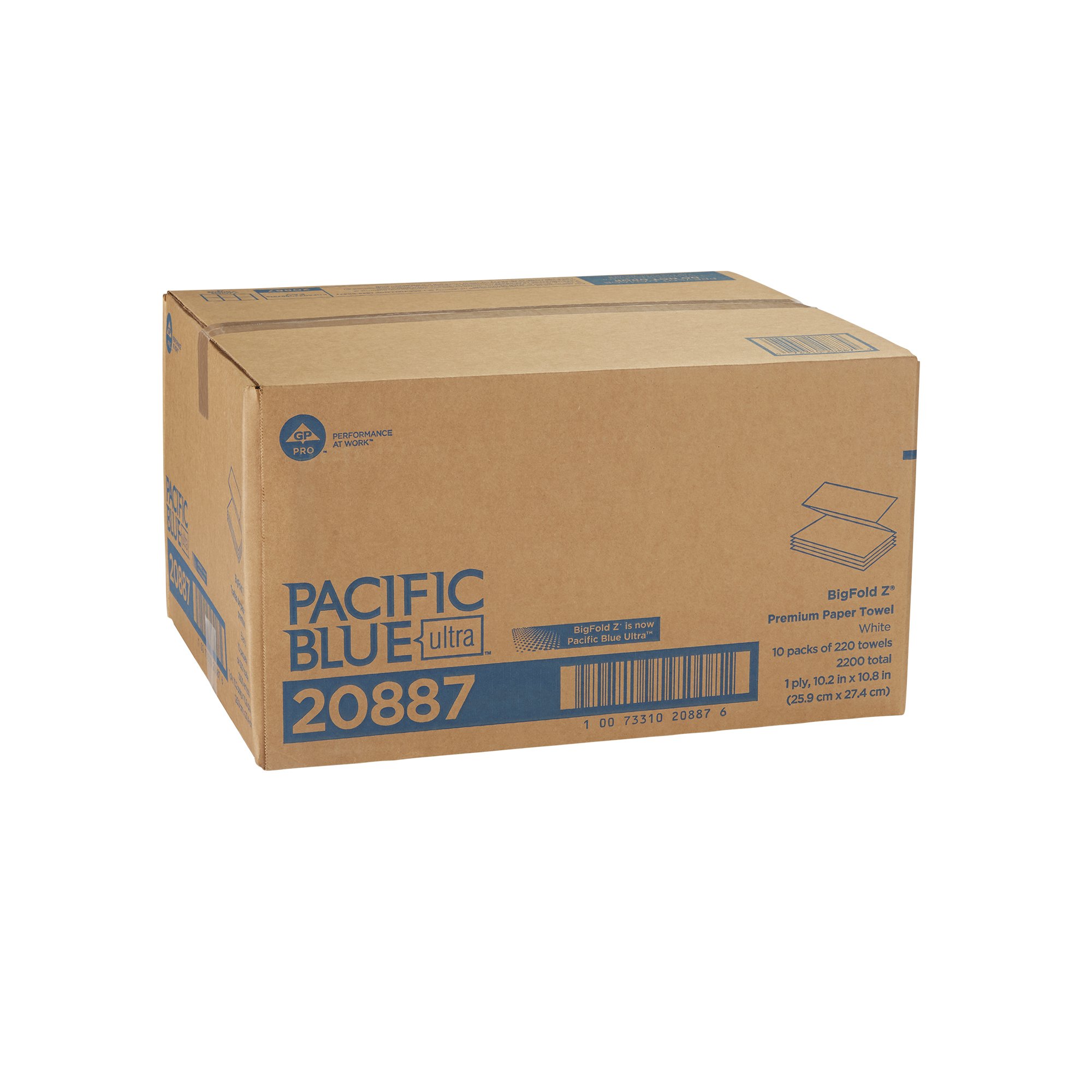 Georgia-Pacific Consumer Products LP - 20887 Pacific Blue Ultra™ Bigfold Z® Paper Towel