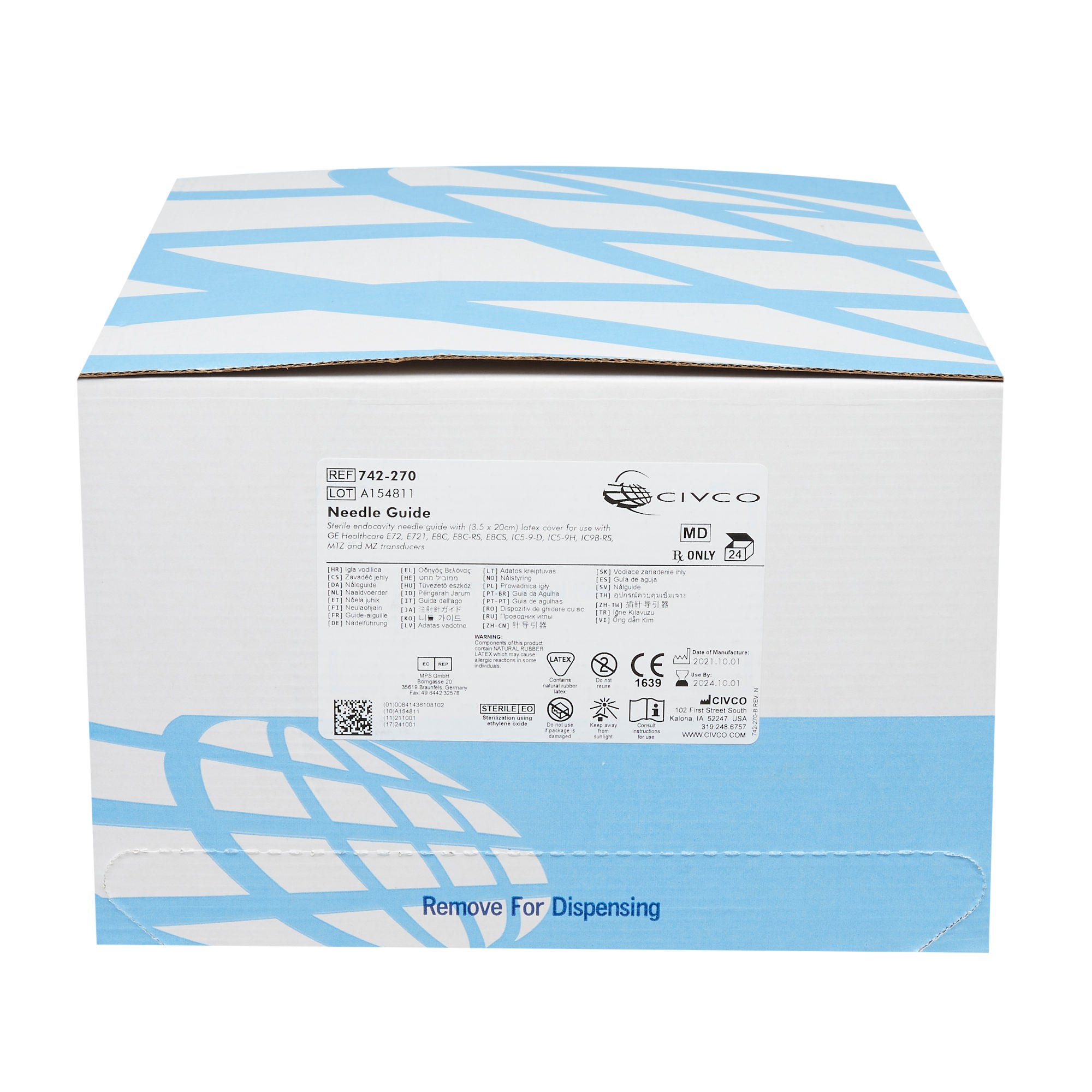 Civco Medical Instruments - 742-270 Civco Medical Instruments Endocavity Needle Guide