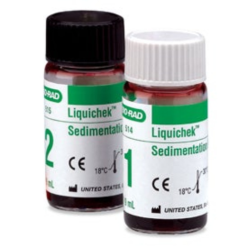 Bio-Rad Laboratories - 514X Hematology Control Set Liquichek™ Sedimentation Rate 2 Levels 9 mL