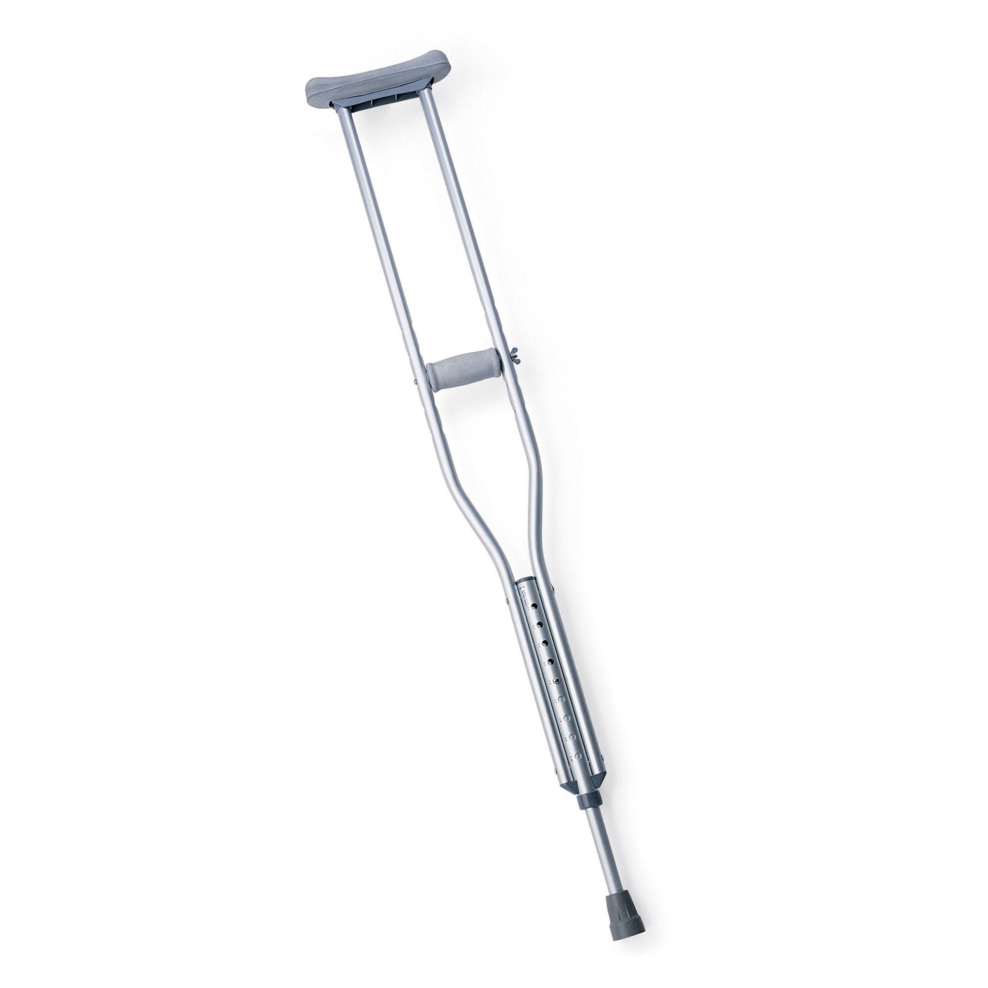 Medline - MDSV80535 Underarm Crutches Guardian Adult 5 Foot 2 Inch to 5 Foot 10 Inch User Height Aluminum Frame 300 lbs. Weight Capacity