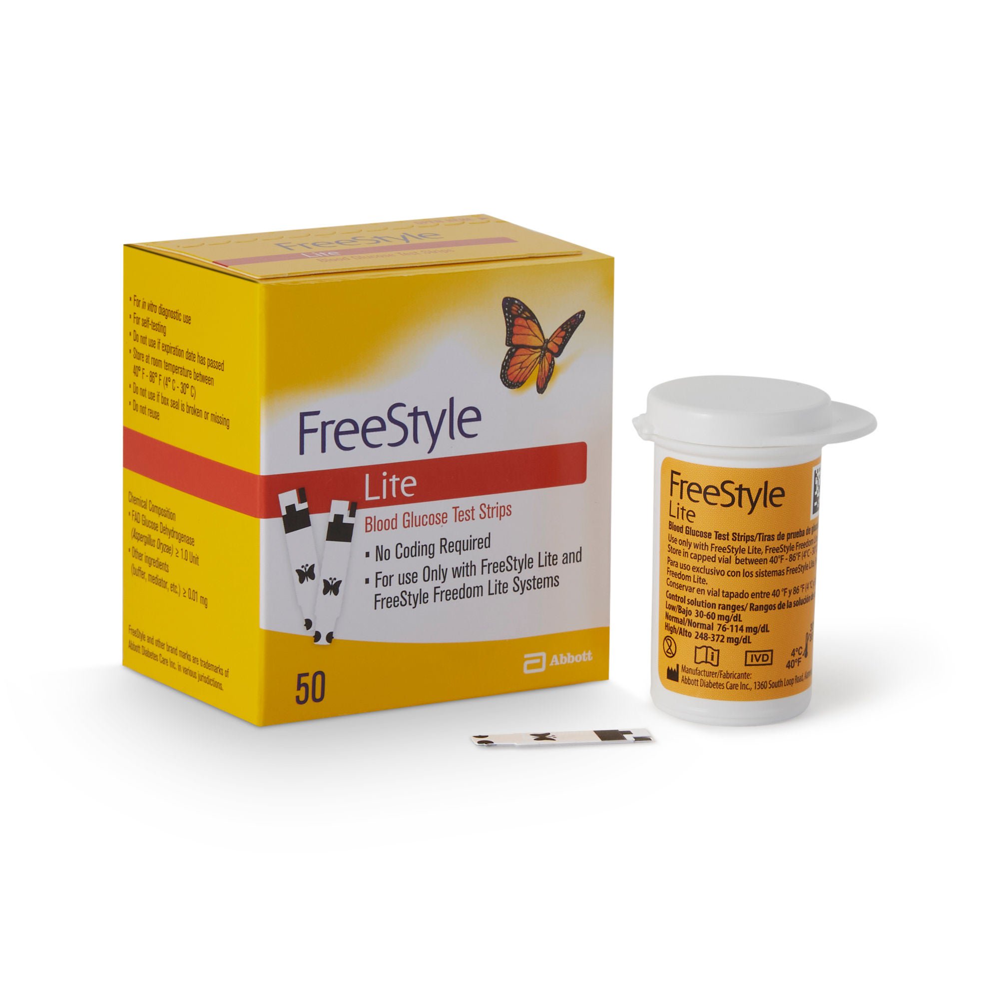 Abbott - 99073070822 FreeStyle Lite® Blood Glucose Test Strips