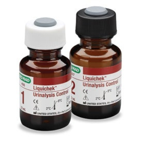 Bio-Rad Laboratories - 435 Urine Chemistry Control Set Liquichek™ Urine Dipstick and Mircroscopic Tests 2 Levels 12 X 12 mL