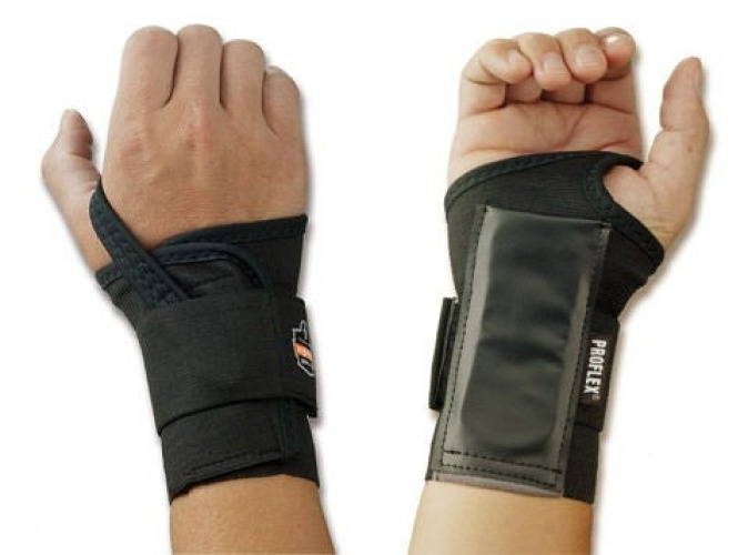 Ergodyne - 70012 Wrist Support ProFlex® 4000 Single Strap Elastane / Elastic / Polyester Left Hand Black Small