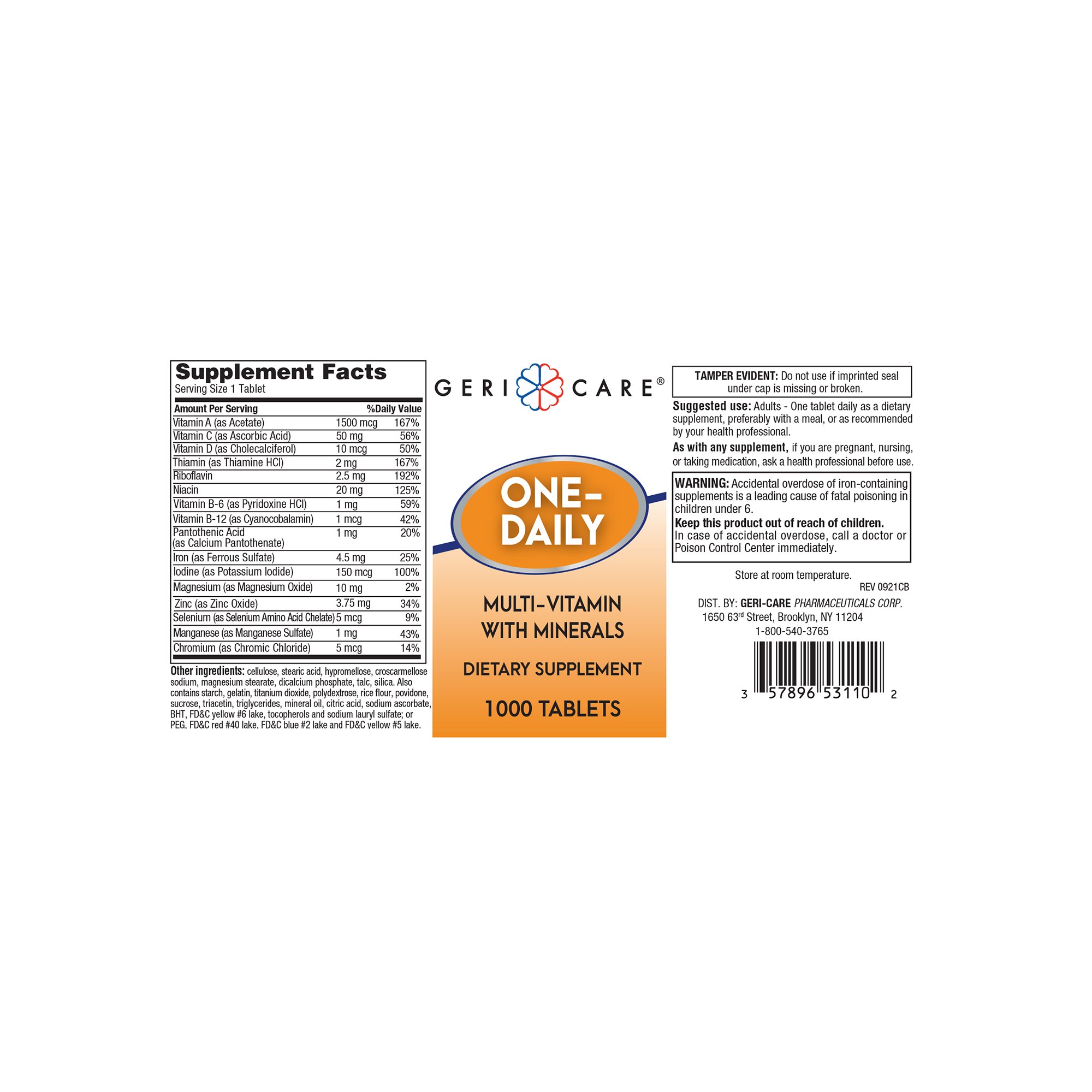 Geri-Care - 221-01-GCP Geri-Care® Acetaminophen Pain Relief