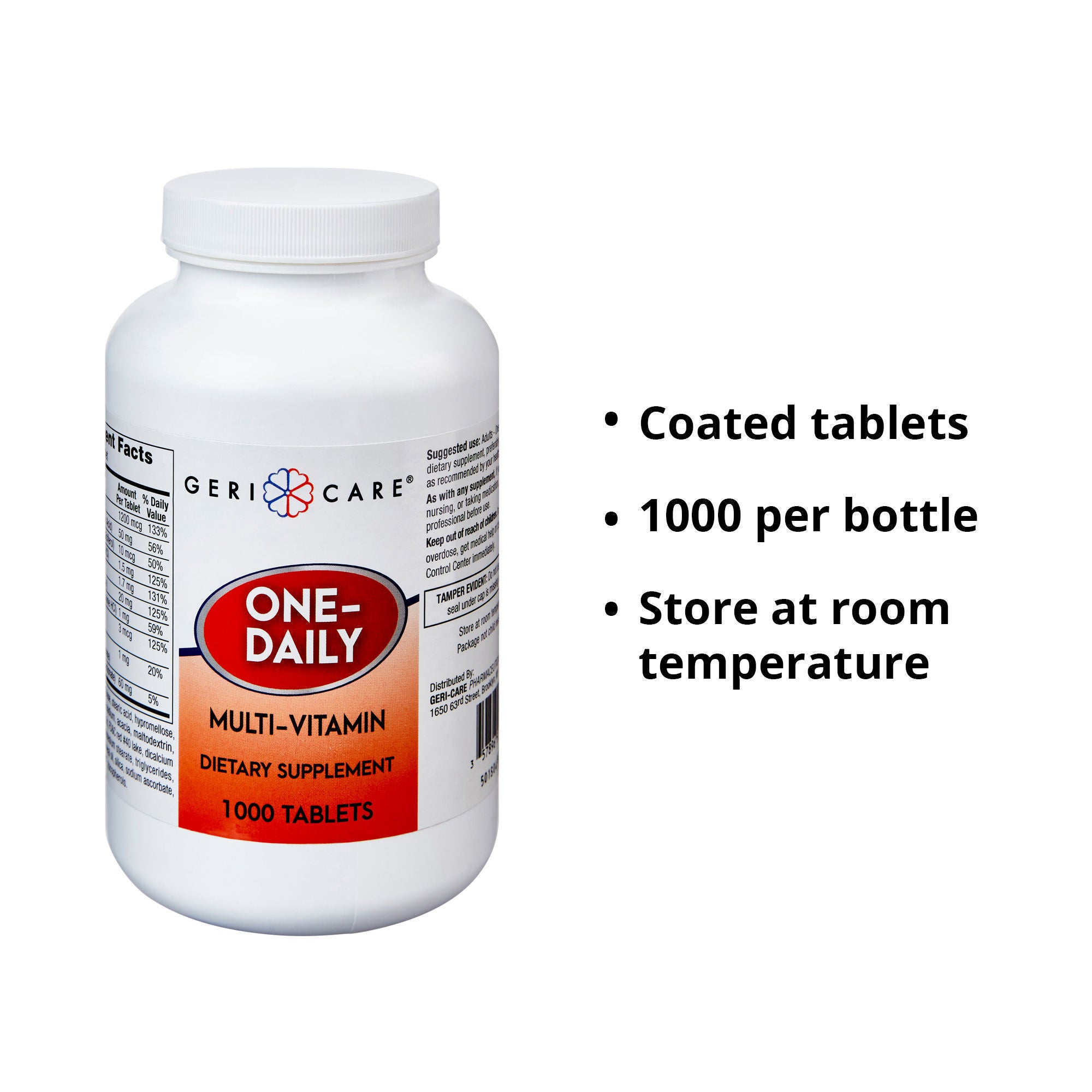 Geri-Care - 501-10-GCP Geri-Care® One-Daily Multivitamin Supplement