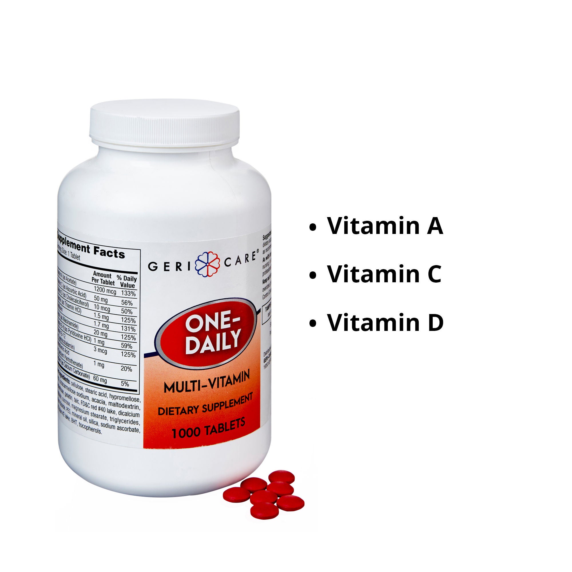 Geri-Care - 501-10-GCP Geri-Care® One-Daily Multivitamin Supplement