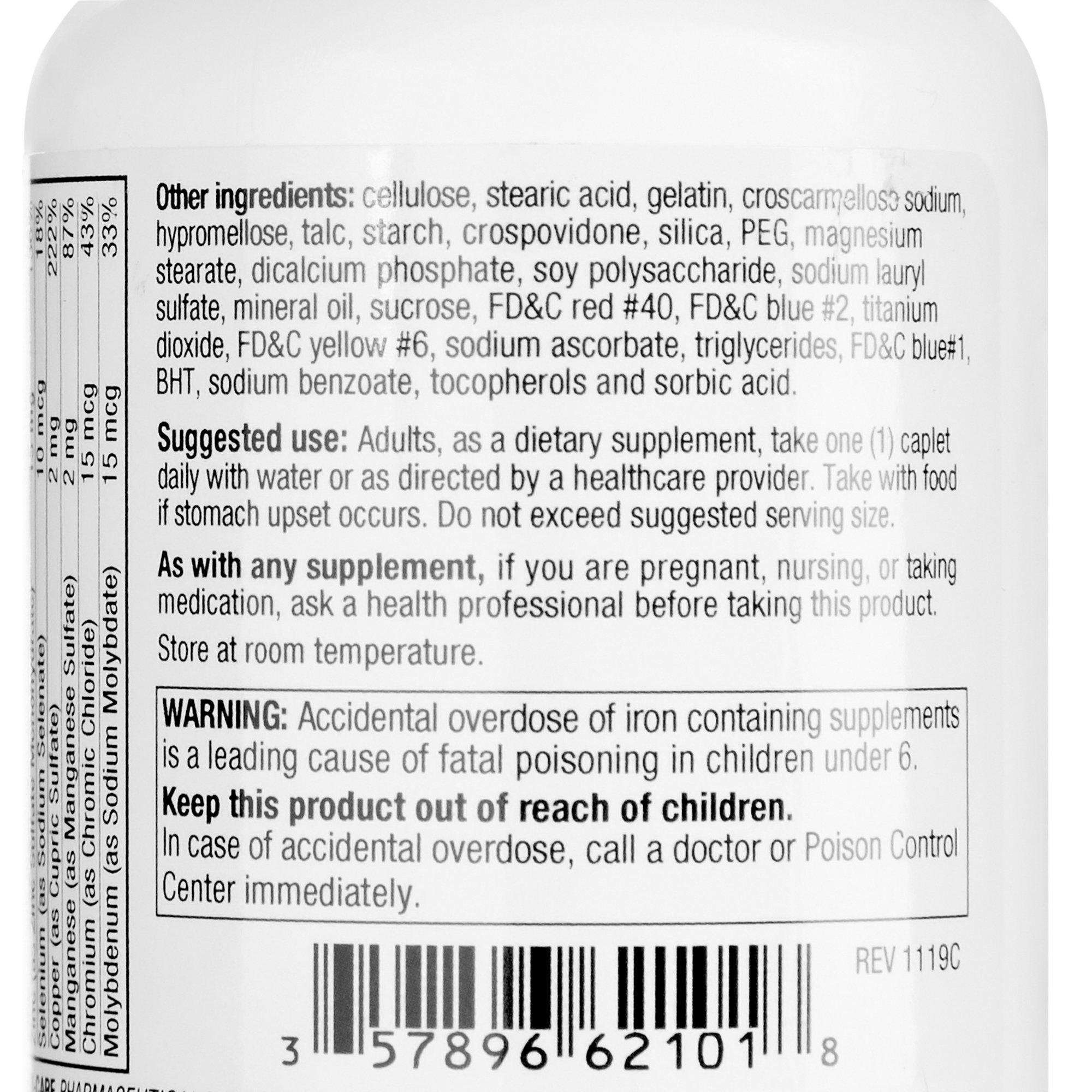 Geri-Care - 621-01-GCP Geri-Care® Multivitamin Supplement with Minerals