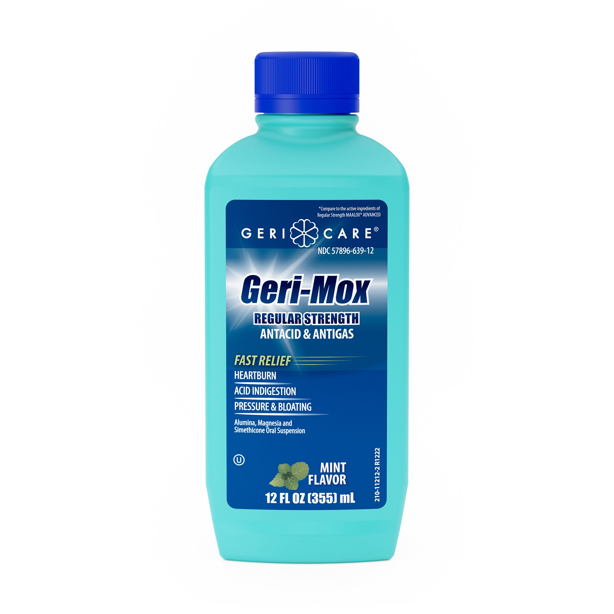 Geri-Care - QMLX-12-GCP Geri-Care® Geri-Mox Aluminum Hydroxide / Magnesium Hydroxide Antacid